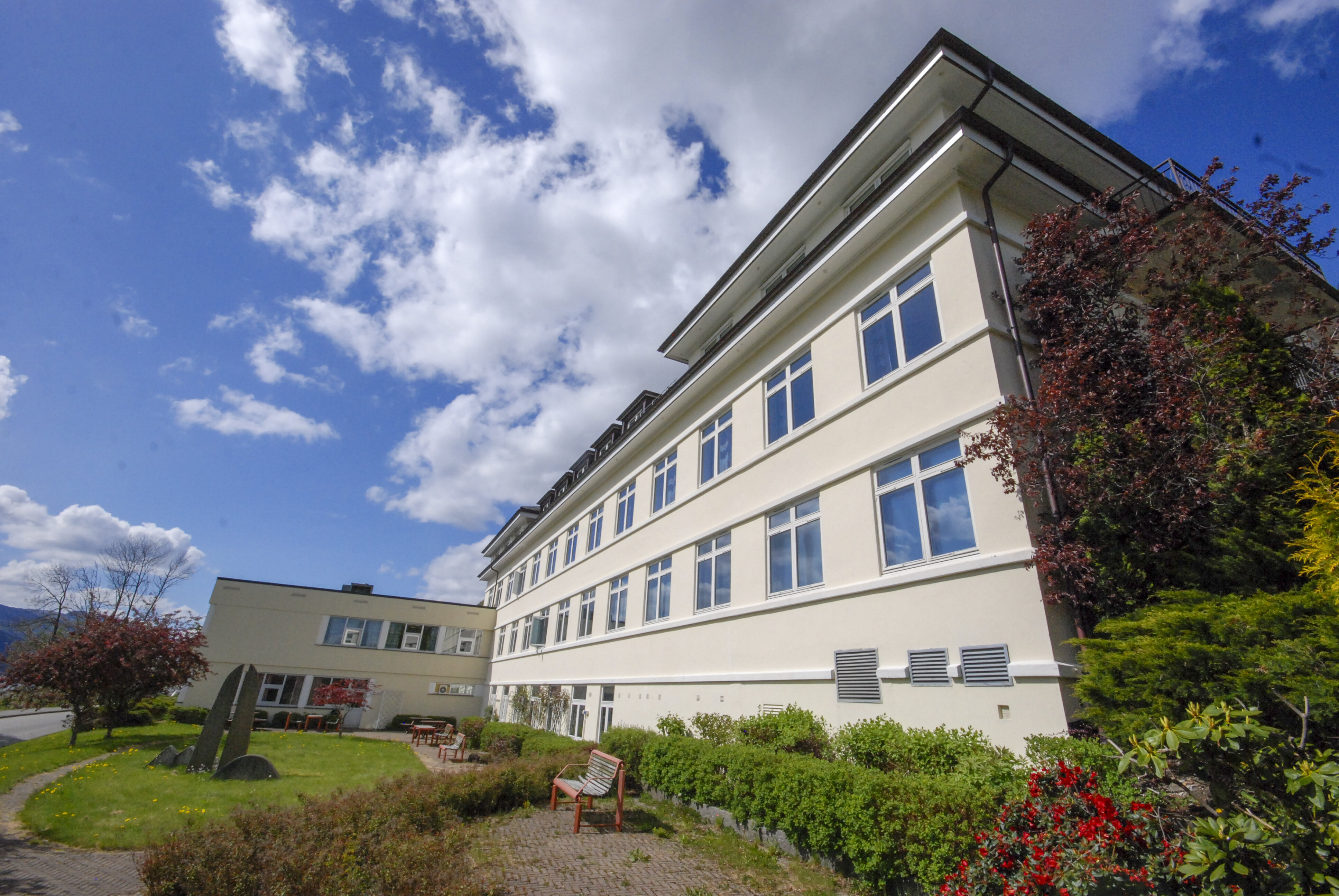 Nordfjord sjukehus Bildet viser Nordfjord sjukehus.