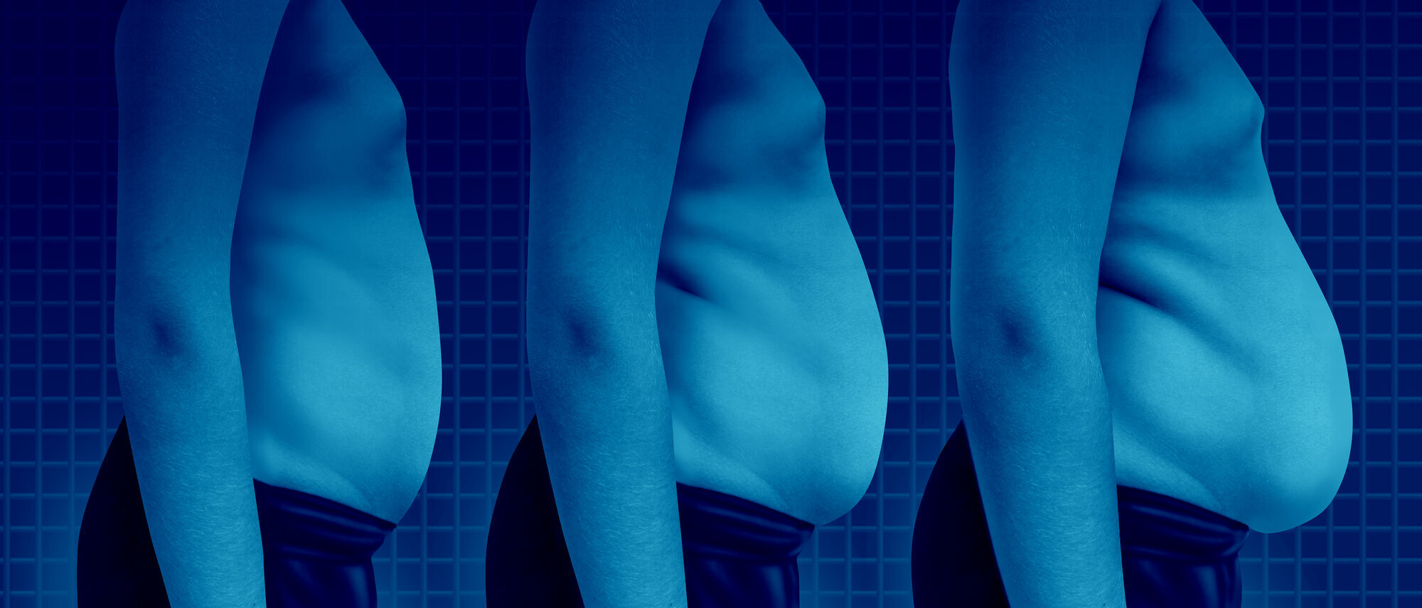 barn som legger på seg Bildet viser barn som legger på seg