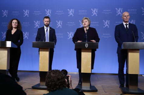 Pressekonferansen 12.3.2020 Pressekonferansen 12.3.2020