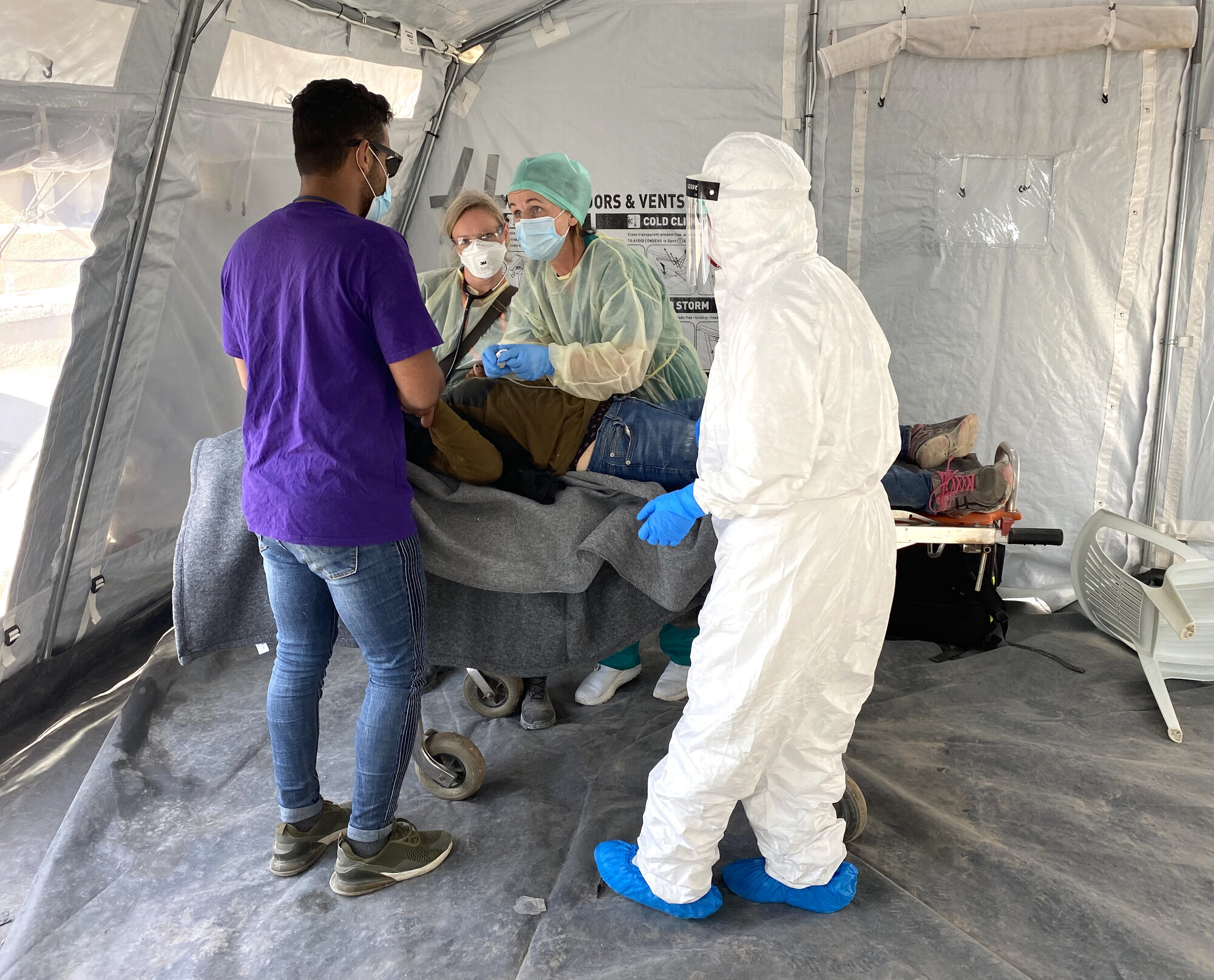 Medisinsk innsatsteam Bildet viser medisinsk innsatsteam i arbeid.