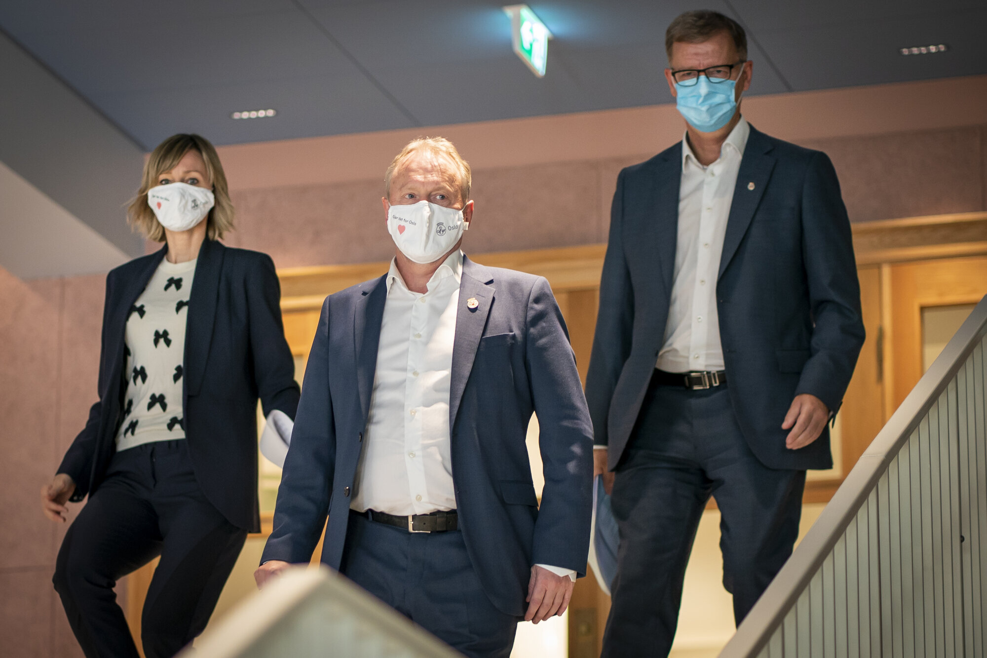 Inga Marte Thorkildsen, Raymond Johansen, Robert Steen Bildet viser Inga Marte Thorkildsen, Raymond Johansen og Robert Steen.