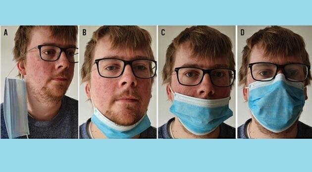 Jesper Sørensen Bildet viser Jesper Sørensen som demonstrerer ulike måter å ha på munnbind.