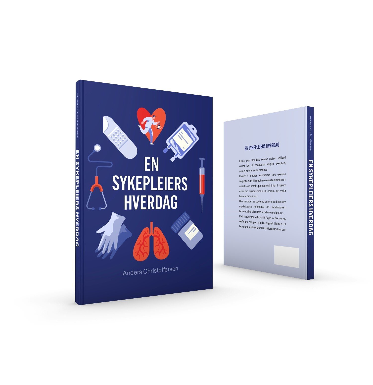 Bokomslag til "En sykepleiers hverdag" Bokomslag til "En sykepleiers hverdag"