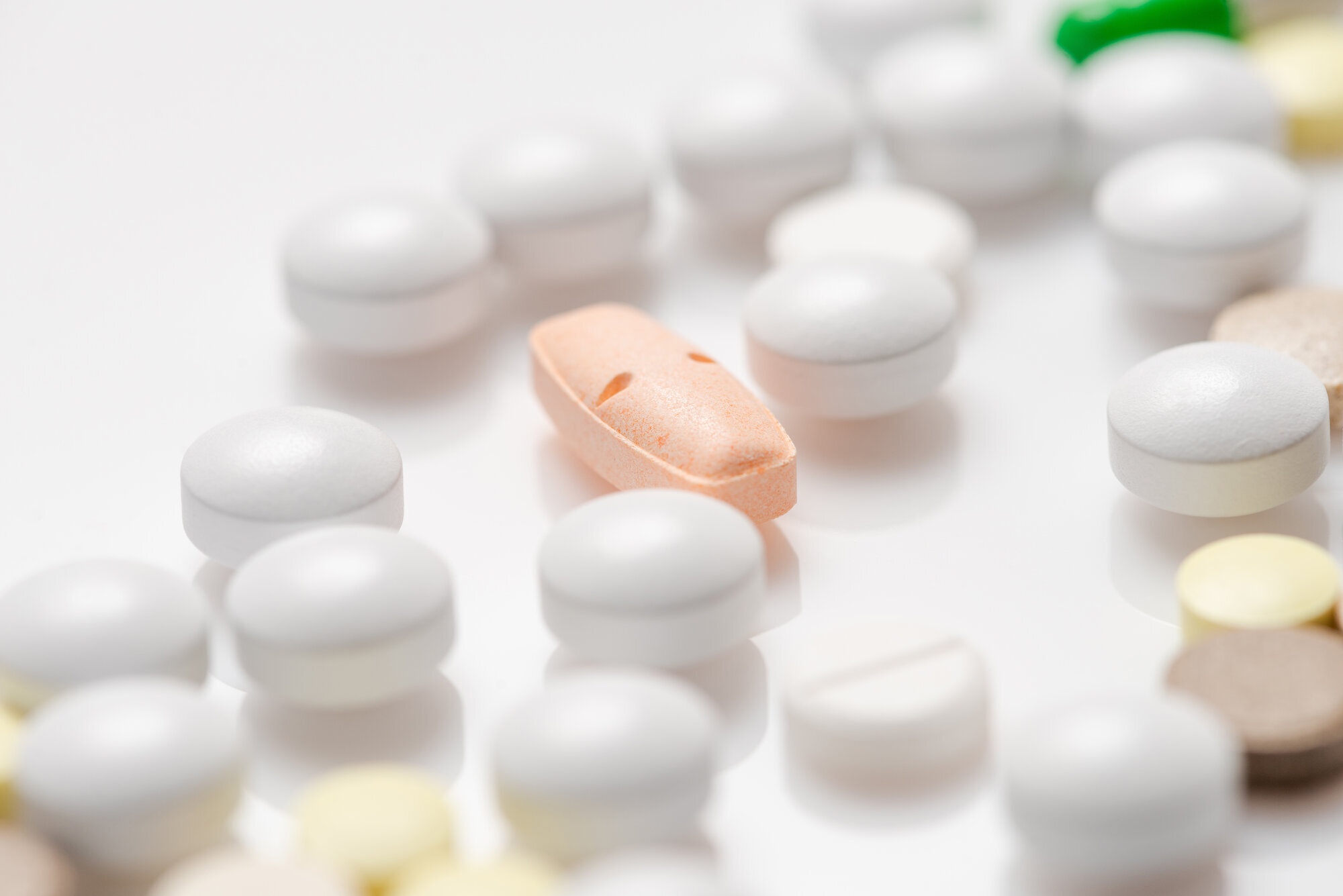 Medisiner Bildet viser ulike piller.