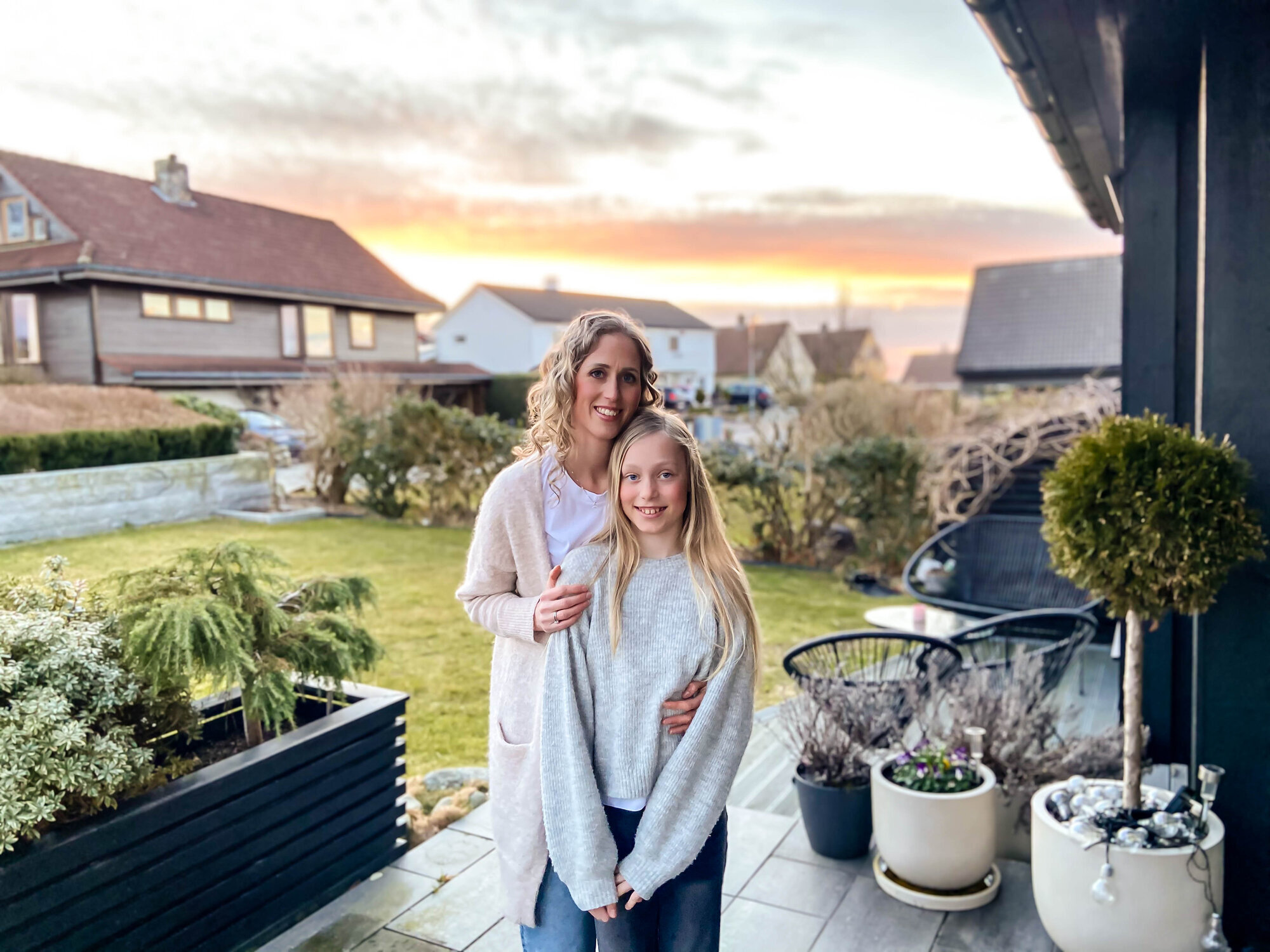 Elisabeth Fallentin og datteren Thea