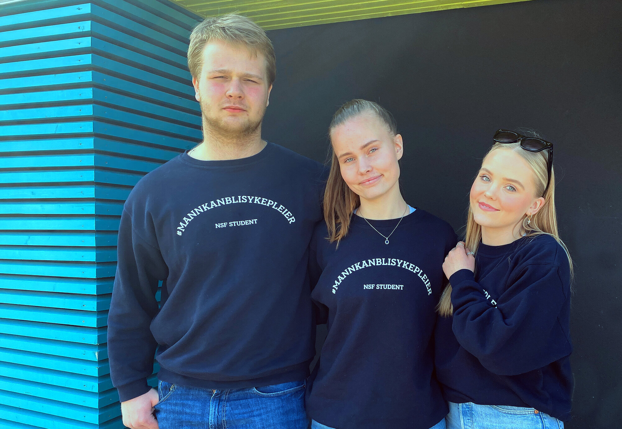 Elevene som har skrevet oppgave fra venstre Knut Garshoel, Ailin Gammelsæther og Kristine Barstad Elevene som har skrevet oppgave fra venstre Knut Garshoel, Ailin Gammelsæther og Kristine Barstad