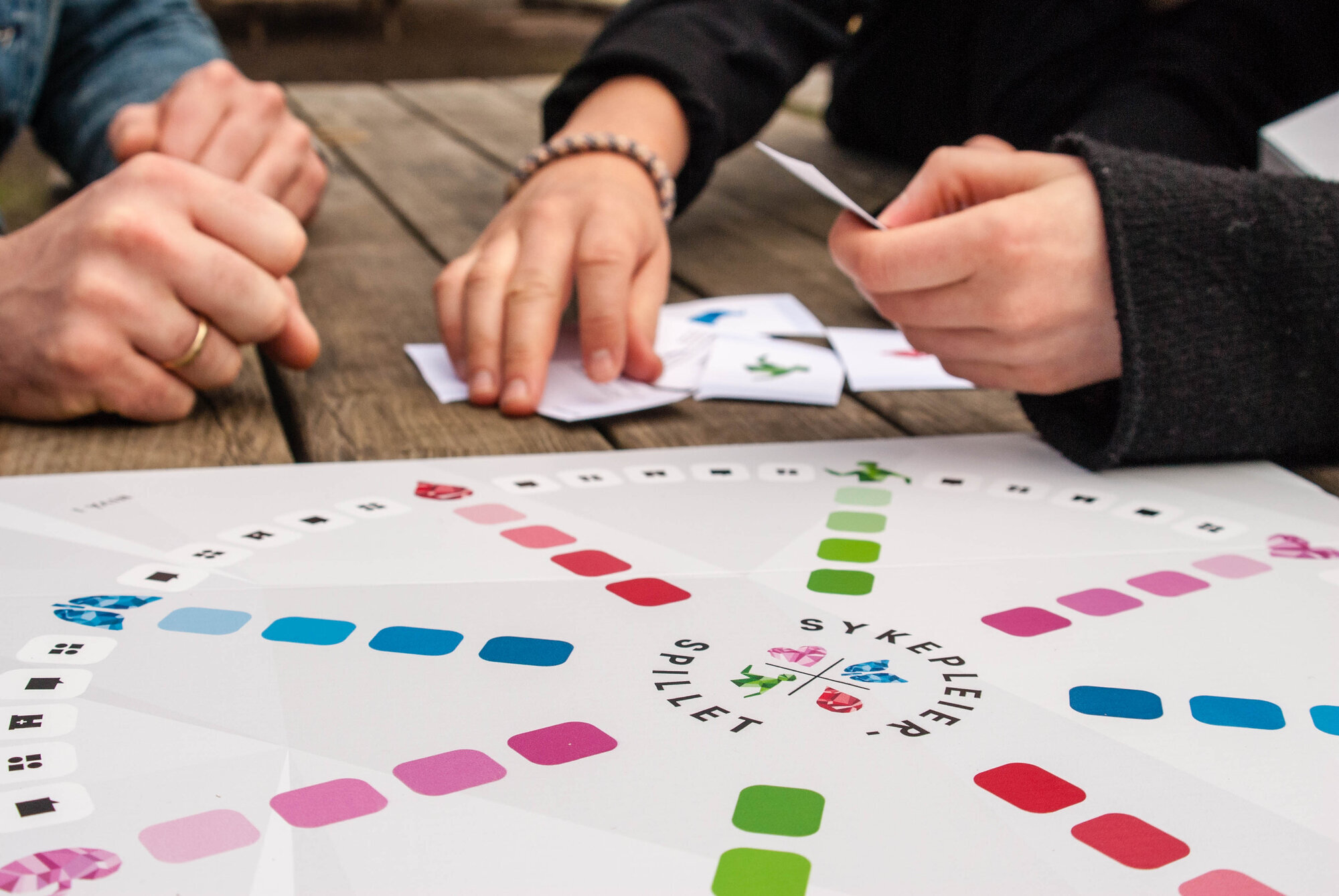 Sykepleierspillet testes ut. Sykepleierspillet testes ut.