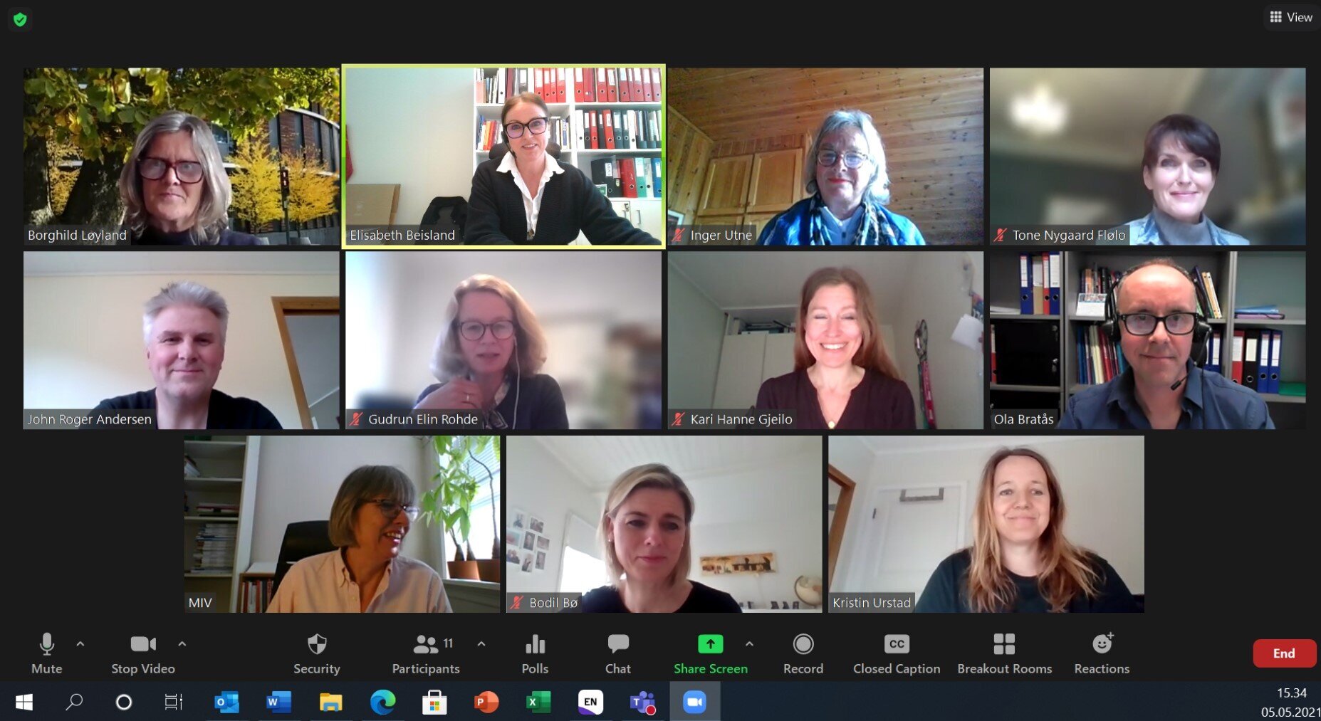 noen av forskerne bildet viser noen av forskerne