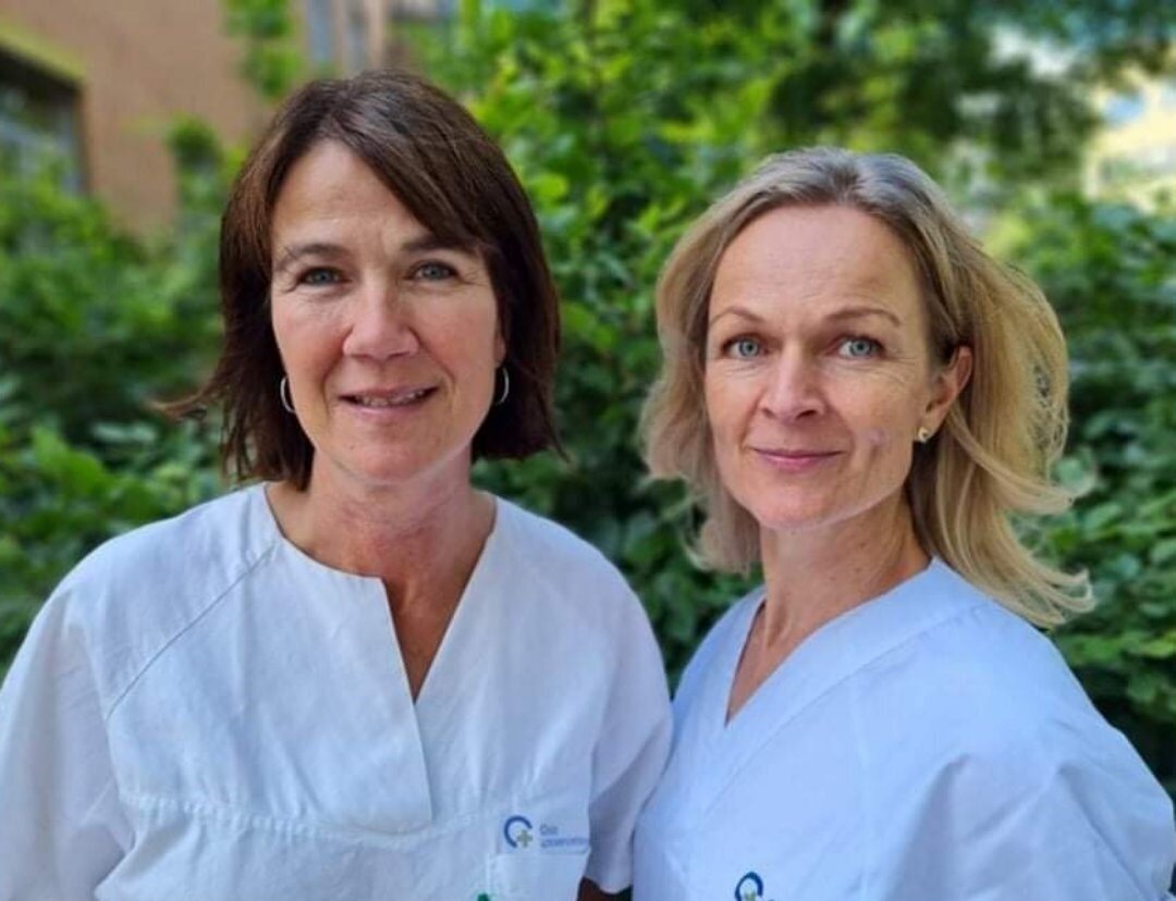 Bildet viser Gry Håvi og Nora Rødbotten