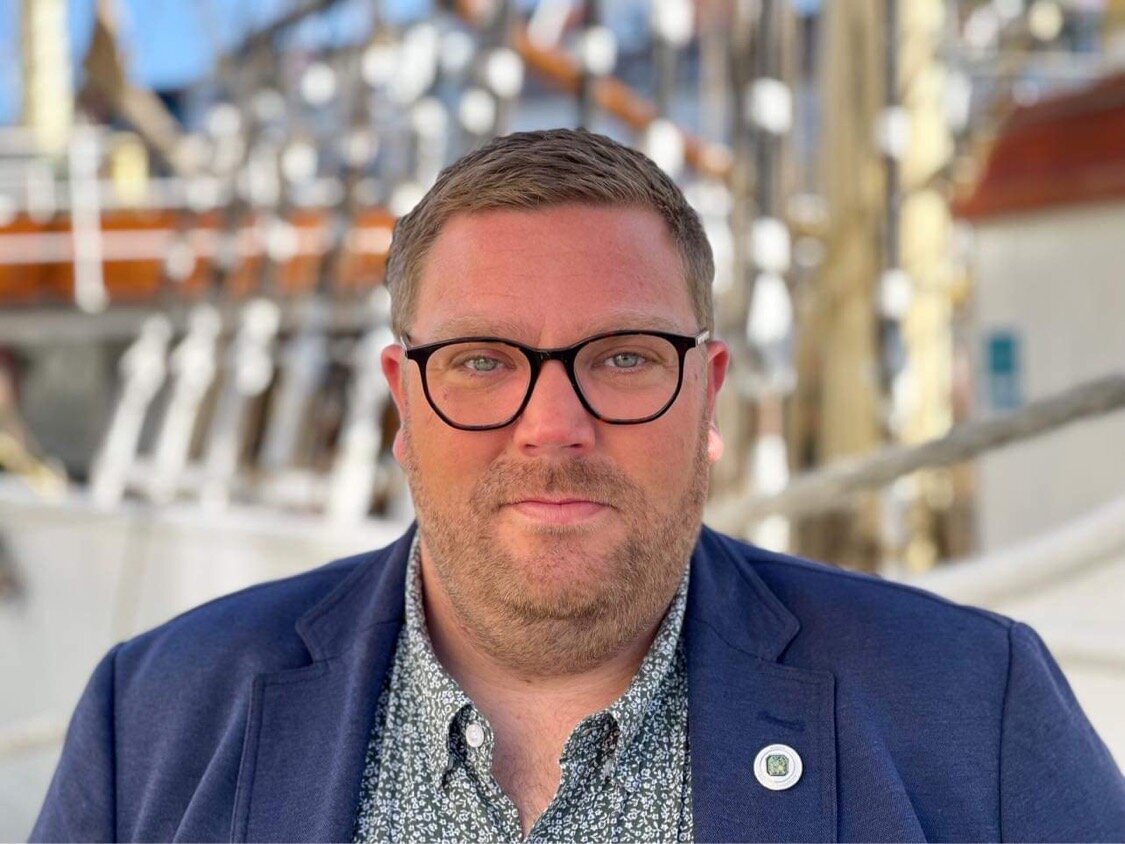 Gjermund Øysteinsson Moe, Bildet viser Gjermund Øysteinsson Moe, nestleder i NSF Møre og Romsdal