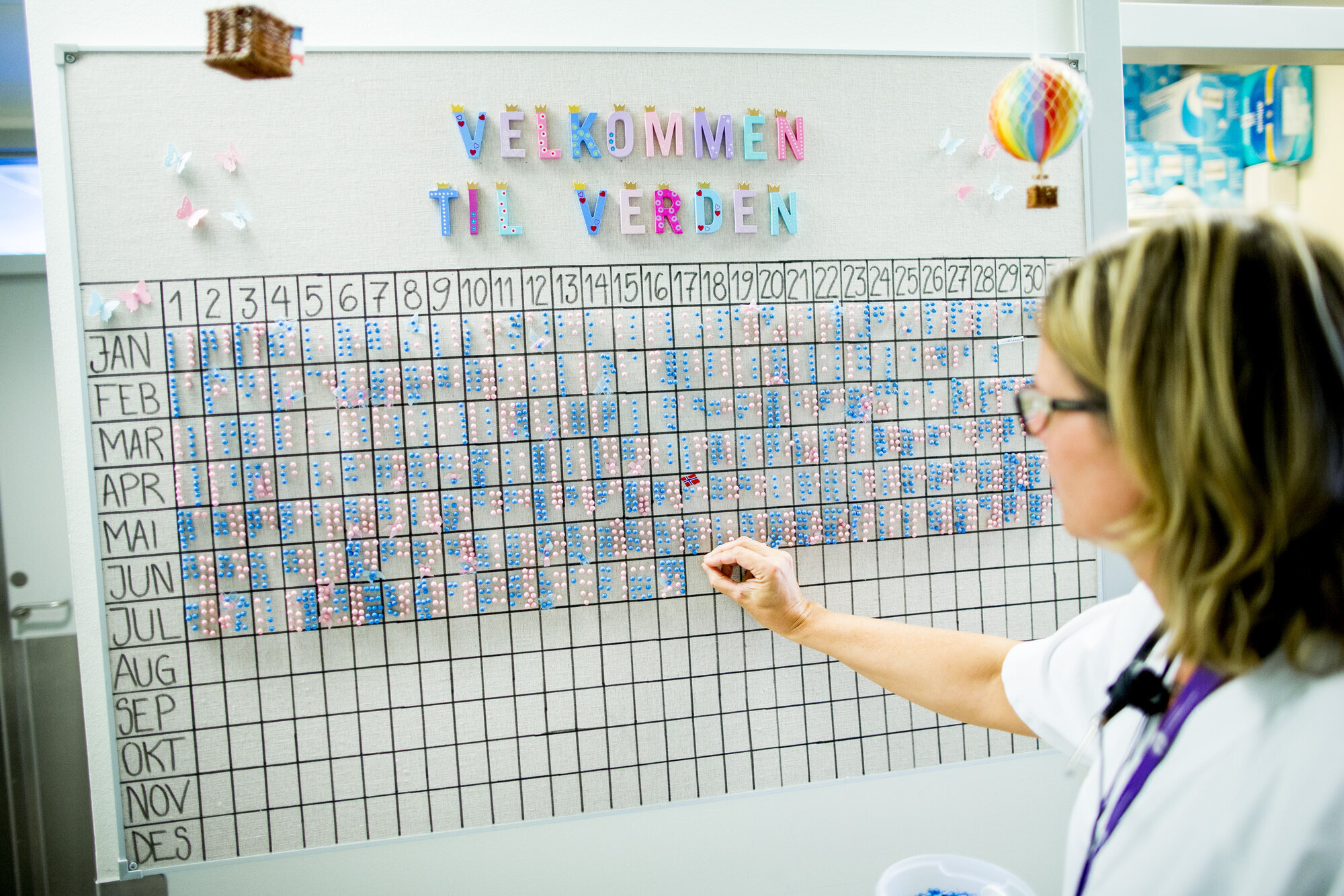 Fødselstavle på A-hus Fødselstavle på A-hus