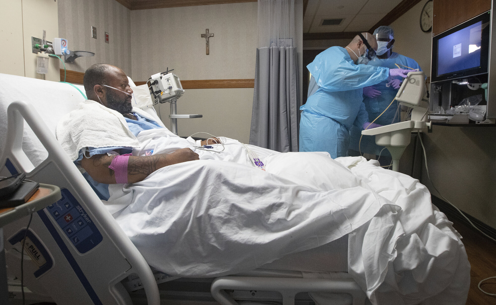 Koronasyk pasient i Louisiana, USA Koronasyk pasient i Louisiana, USA