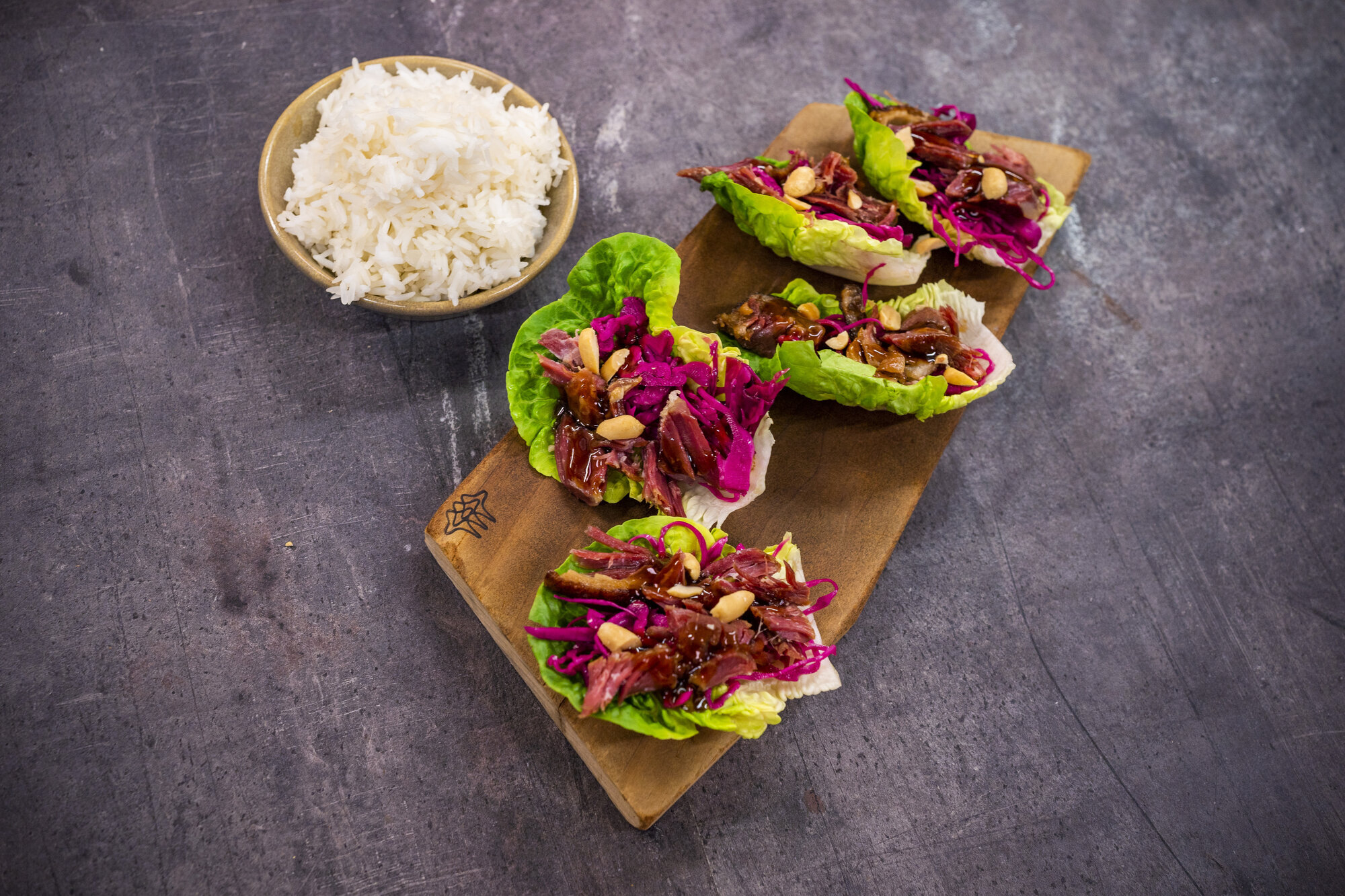 fargerik mat Bildet viser fargerik mat