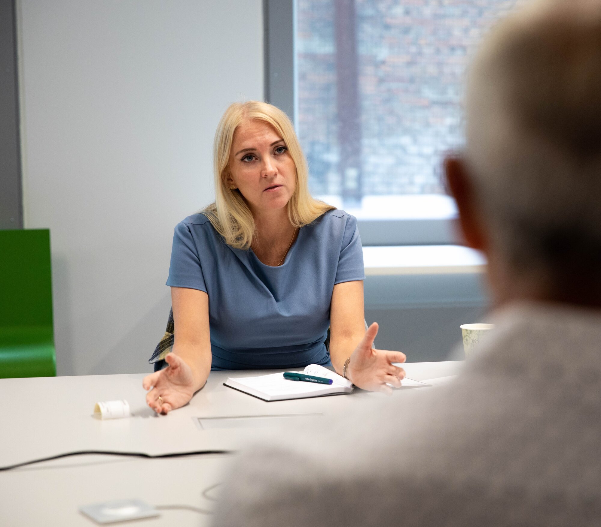 NSF-møte i HOD Bildet viser NSF-møte i HOD