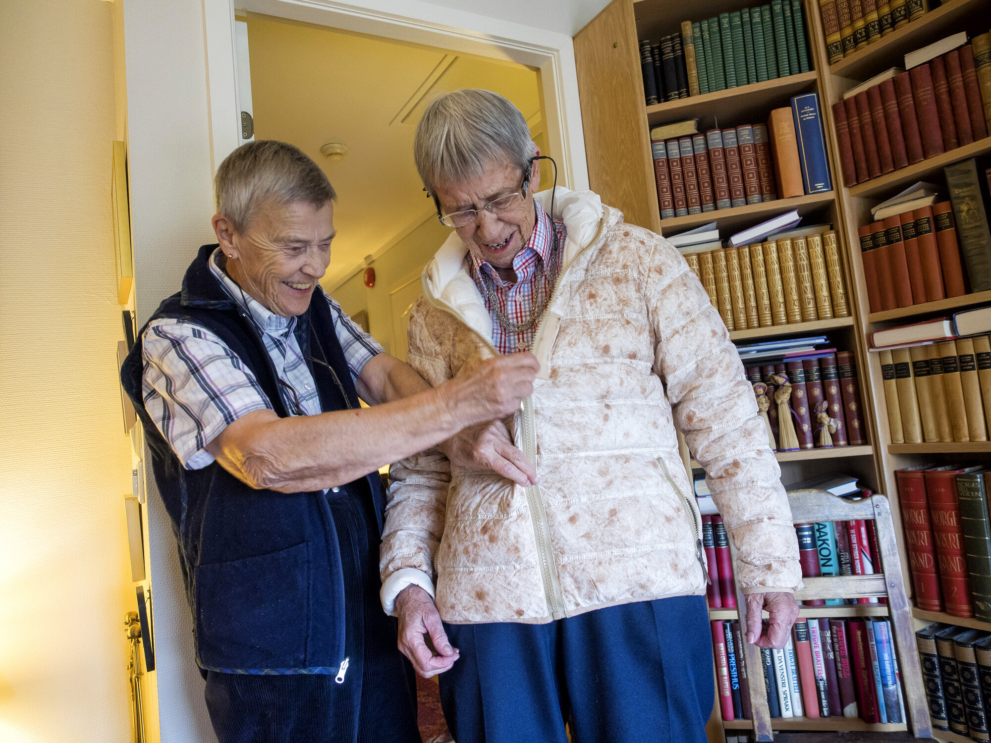 Kim Friele og Wenche Lowzow Bildet viser Kim Friele og Wenche Lowzow