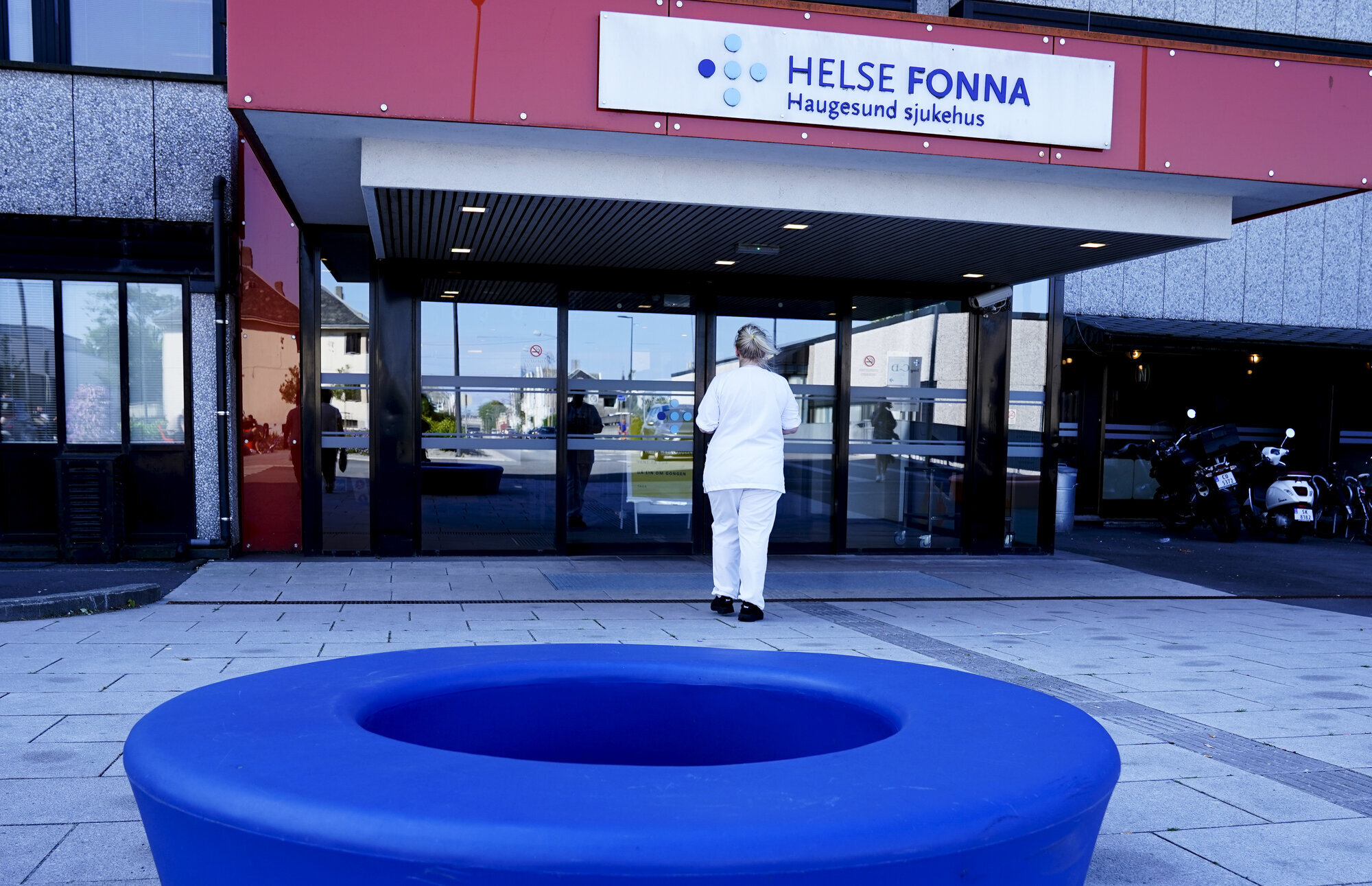 Haugesund sjukehus, hovedinngang Haugesund sjukehus, hovedinngang