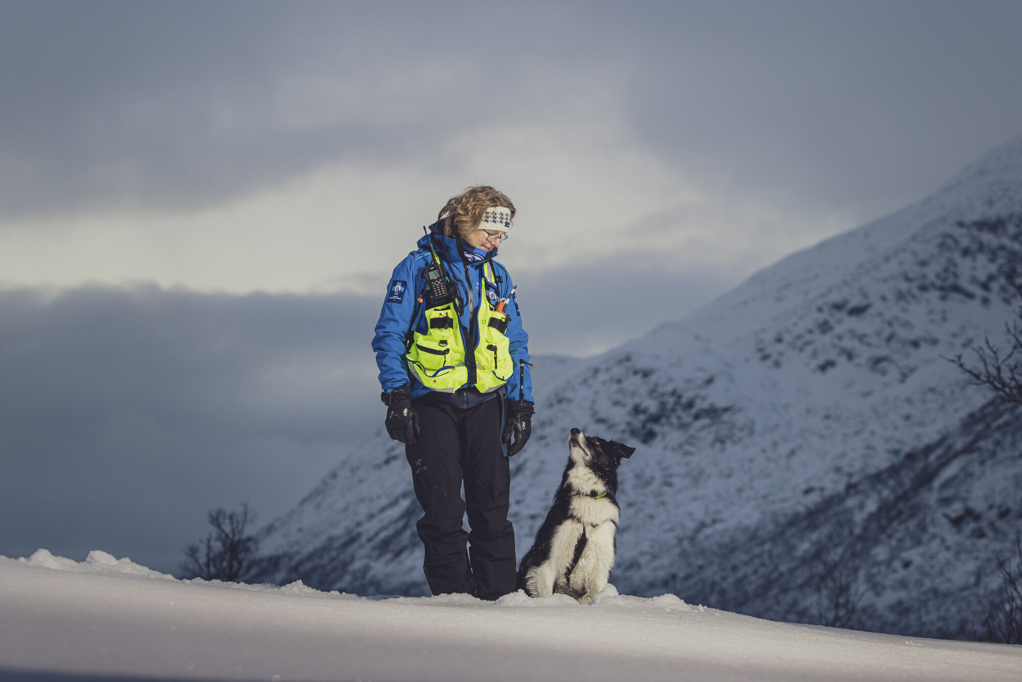 Susanne Bengtsson er fører for redningshunden Spiff