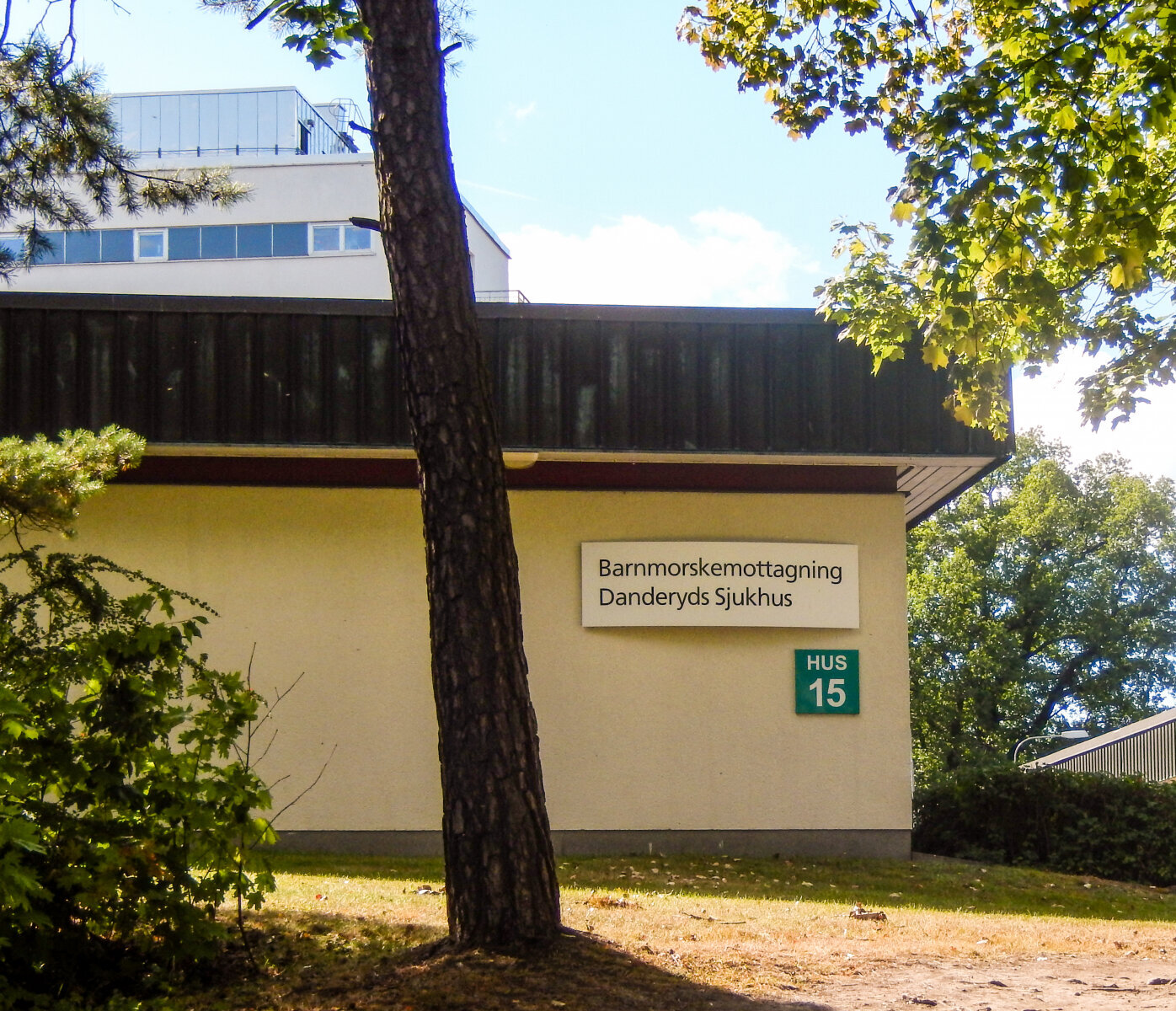 Bildet viser Danderyd sykehus.