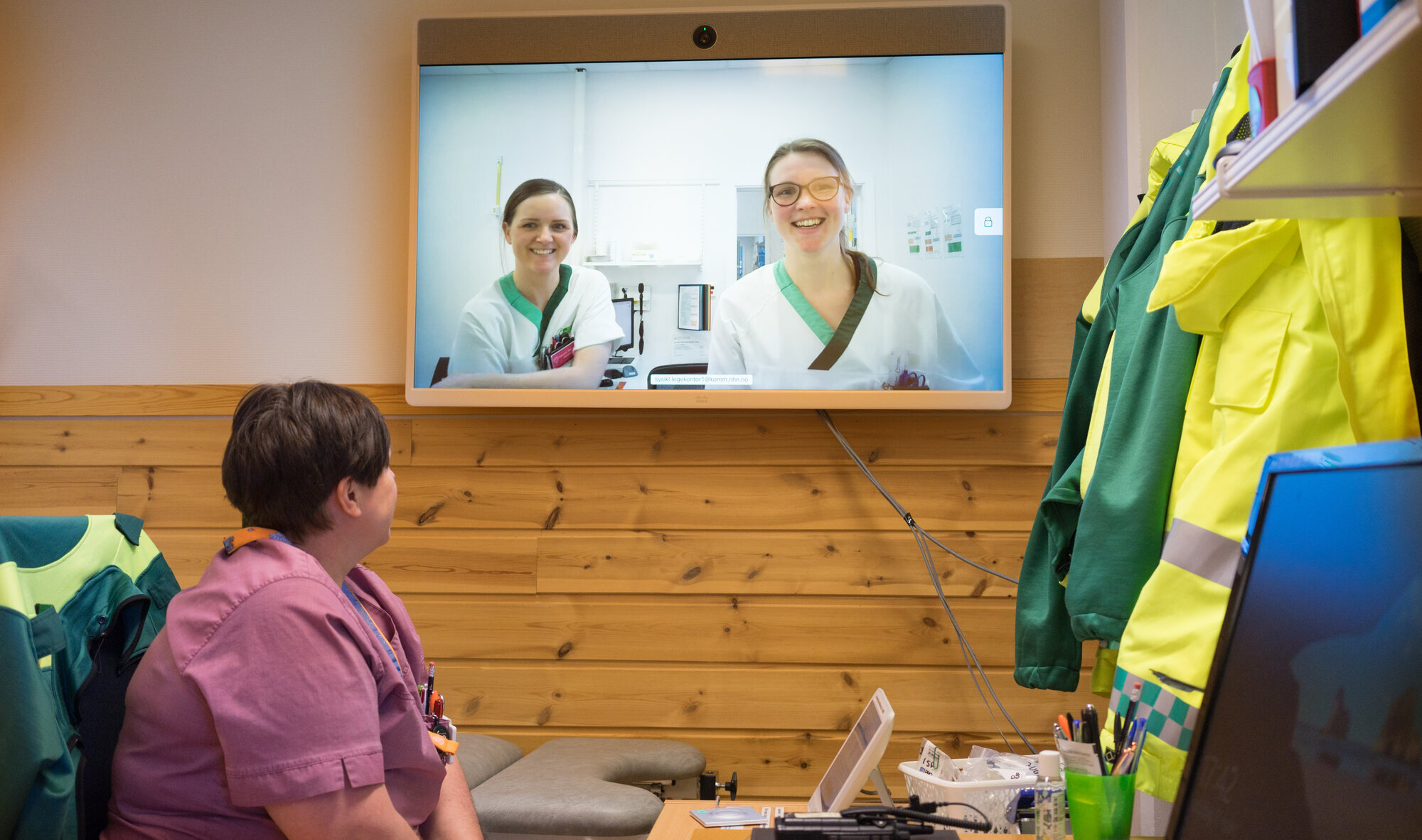 videokonsultasjon bildet viser videokonsultasjon