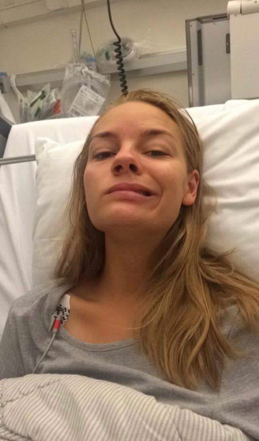 Bildet viser Anine etter slaget