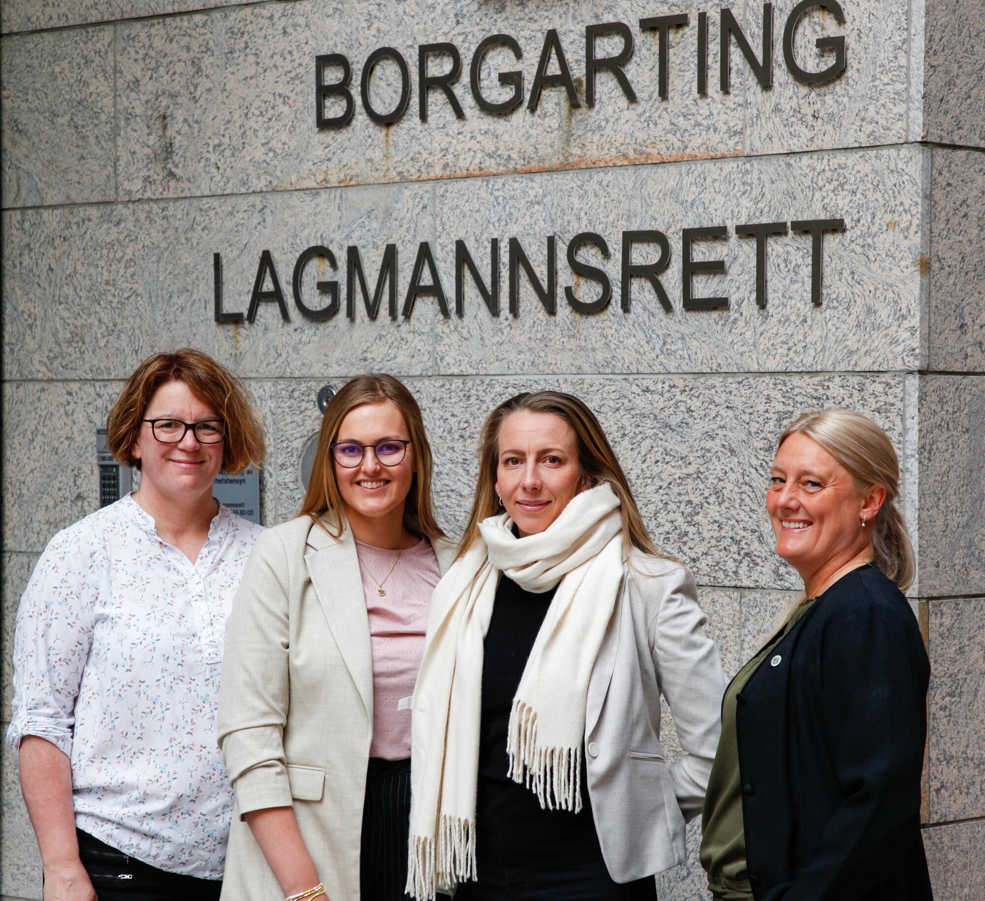 Maria Worren Vågsholm, Ann Christin Skrøder, Agnethe Karlsen og Elin Gunther Jensen
