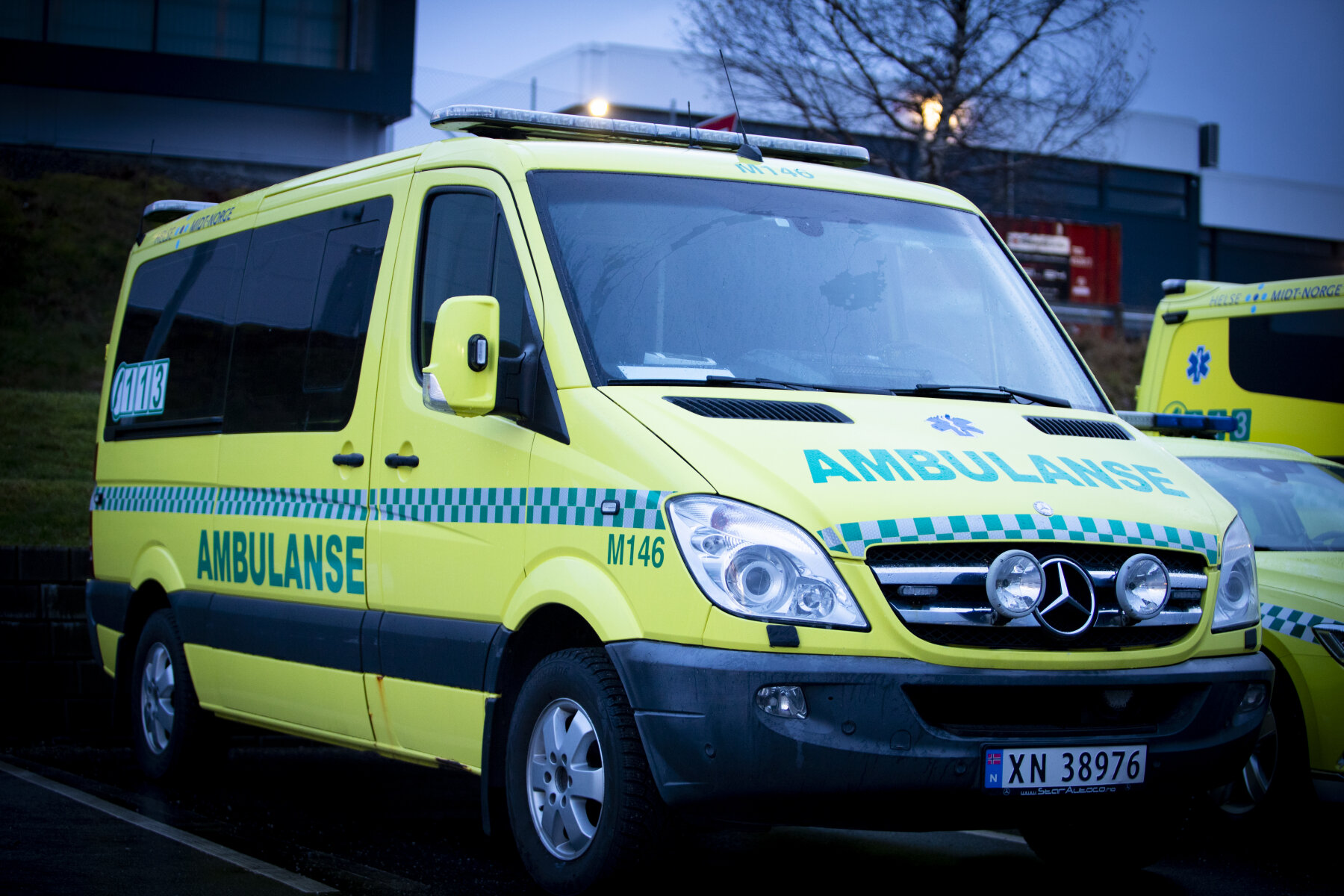 Ambulanse Bildet viser en ambulanse