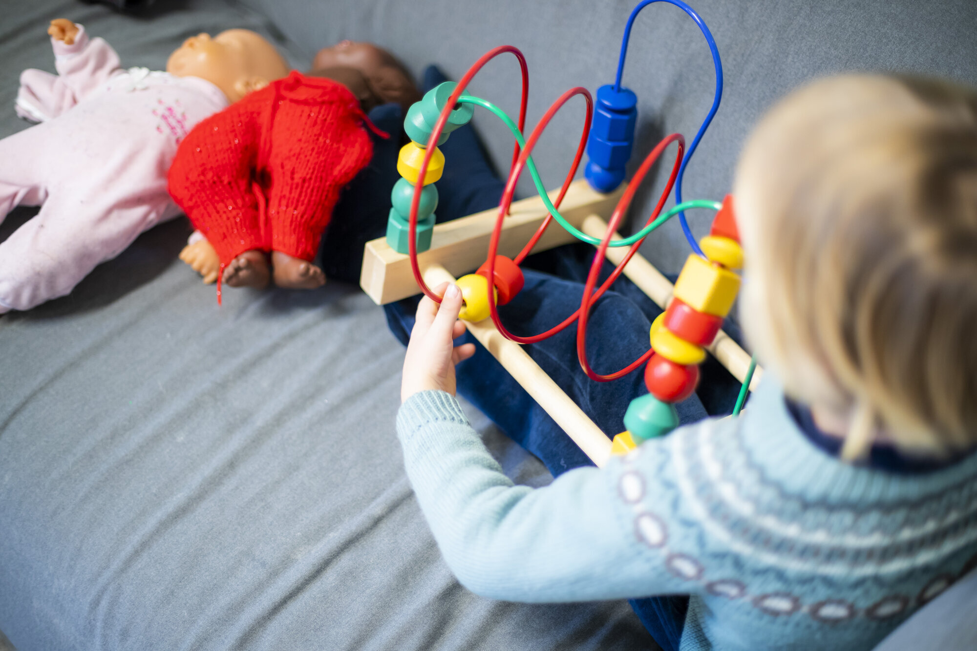 Lek Illustrasjonsfoto av et barn som leker