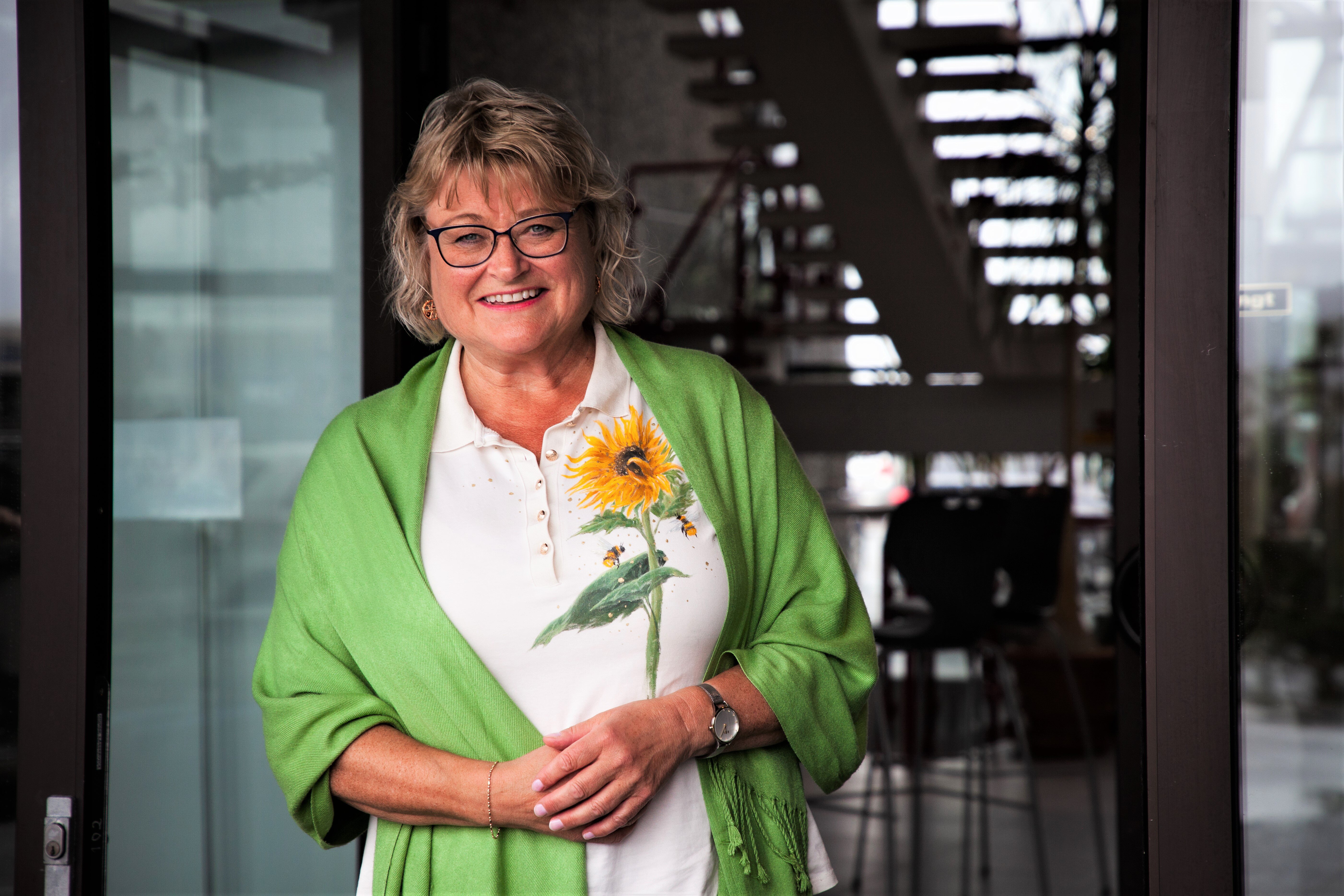 Elfrid Måløy Bildet viser Elfrid Måløy