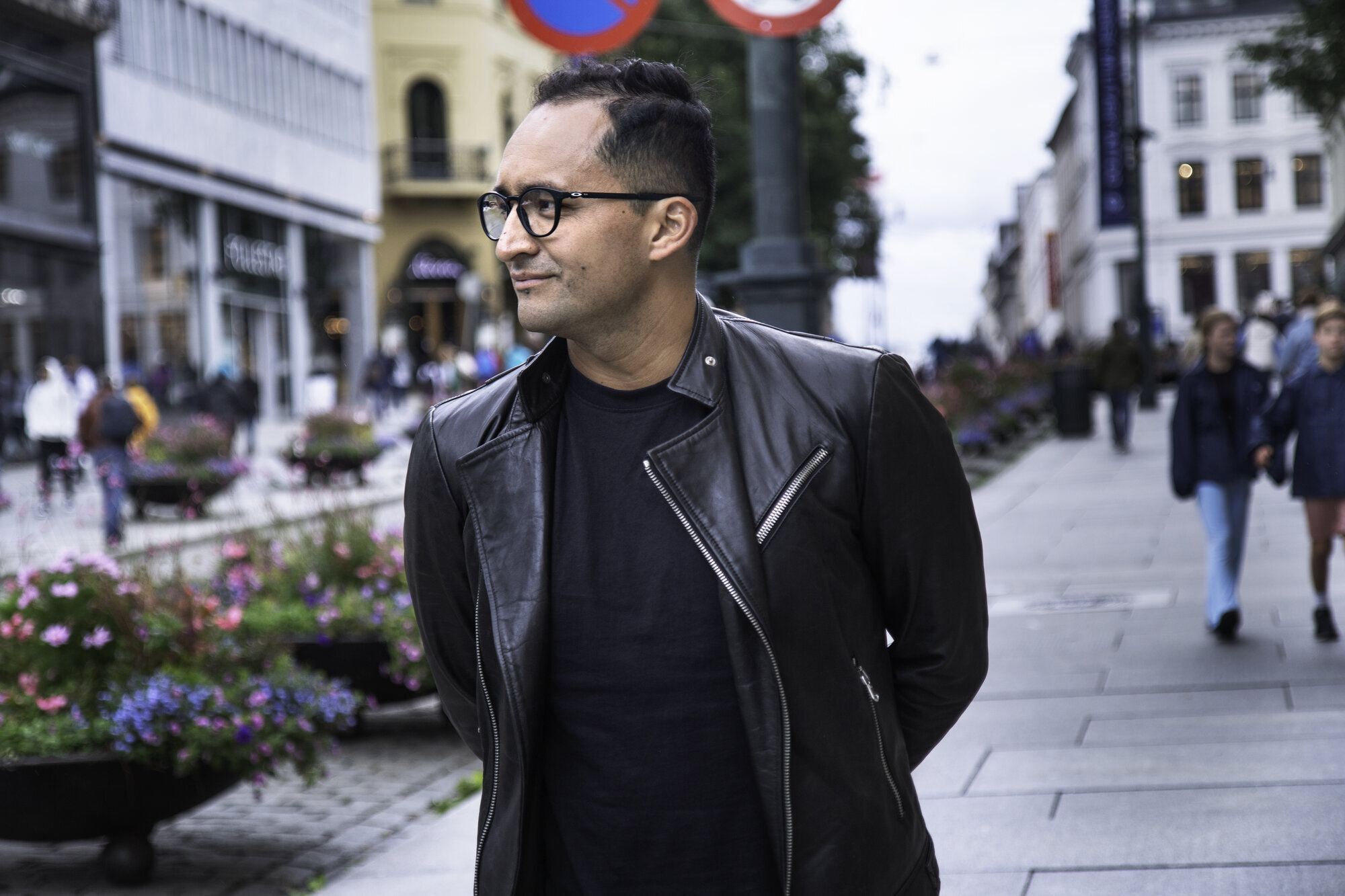 Audun Mo på Karl Johansgate i Oslo