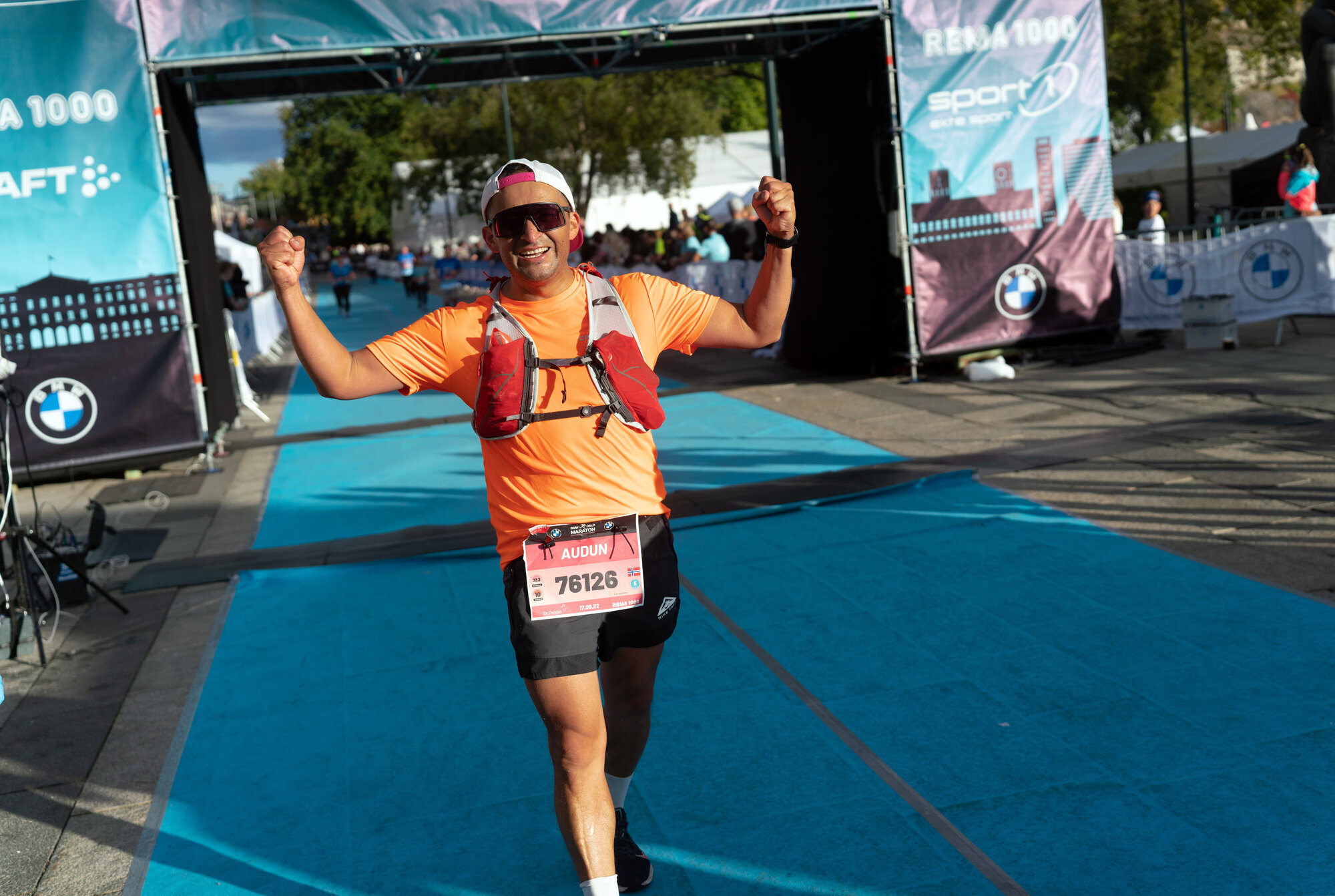 Audun Mo Audun Mo i mål, Oslo maraton
