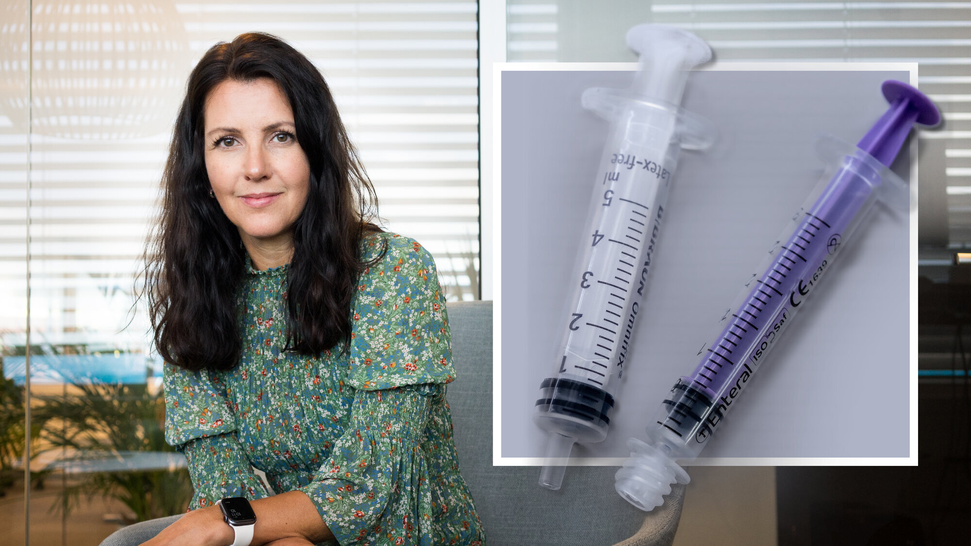 Bente By Jansen og sprøyter Bente By Jansen og sprøyter