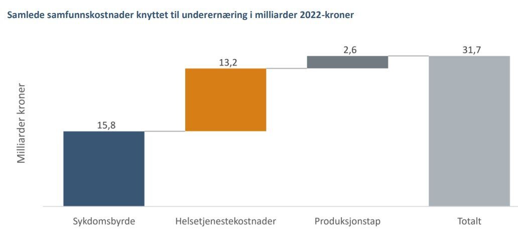 bildet viser en graf over kostnader
