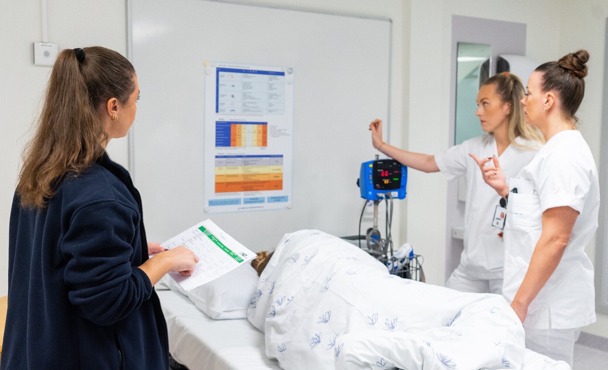 Simulering i psykiatrien Bildet viser simulering i psykiatrien