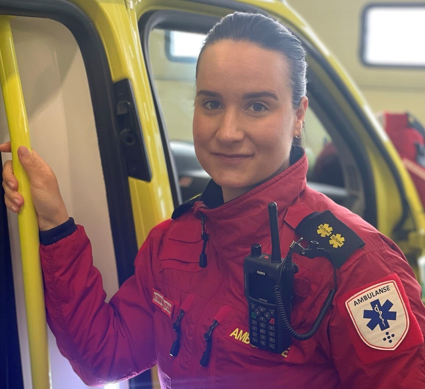 Ailin Waage, Senja ambulanse Bildet viser Ailin Waage.