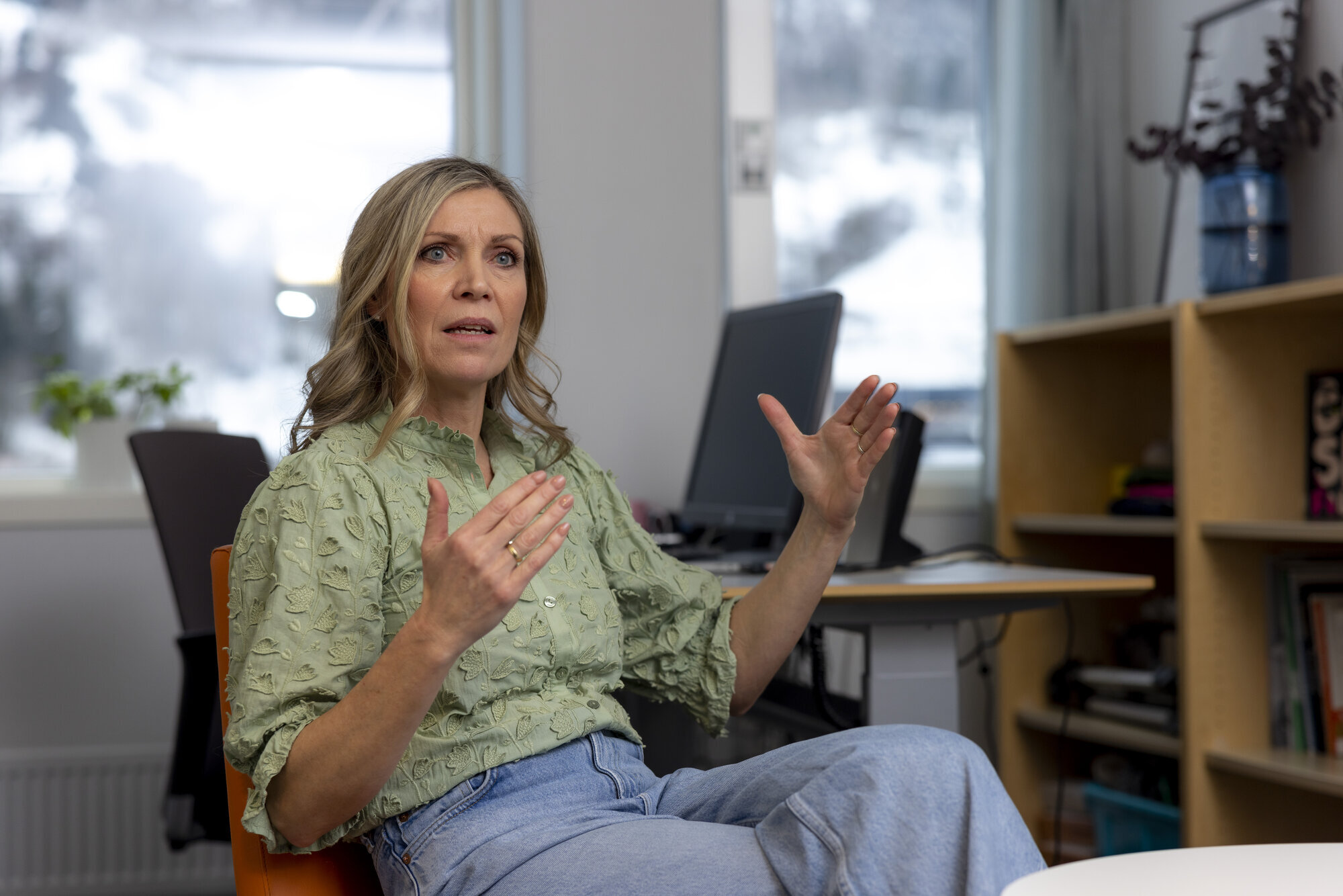 Linda Habbestad Skorve bildet viser helsesykepleier Linda Habbestad Skorve