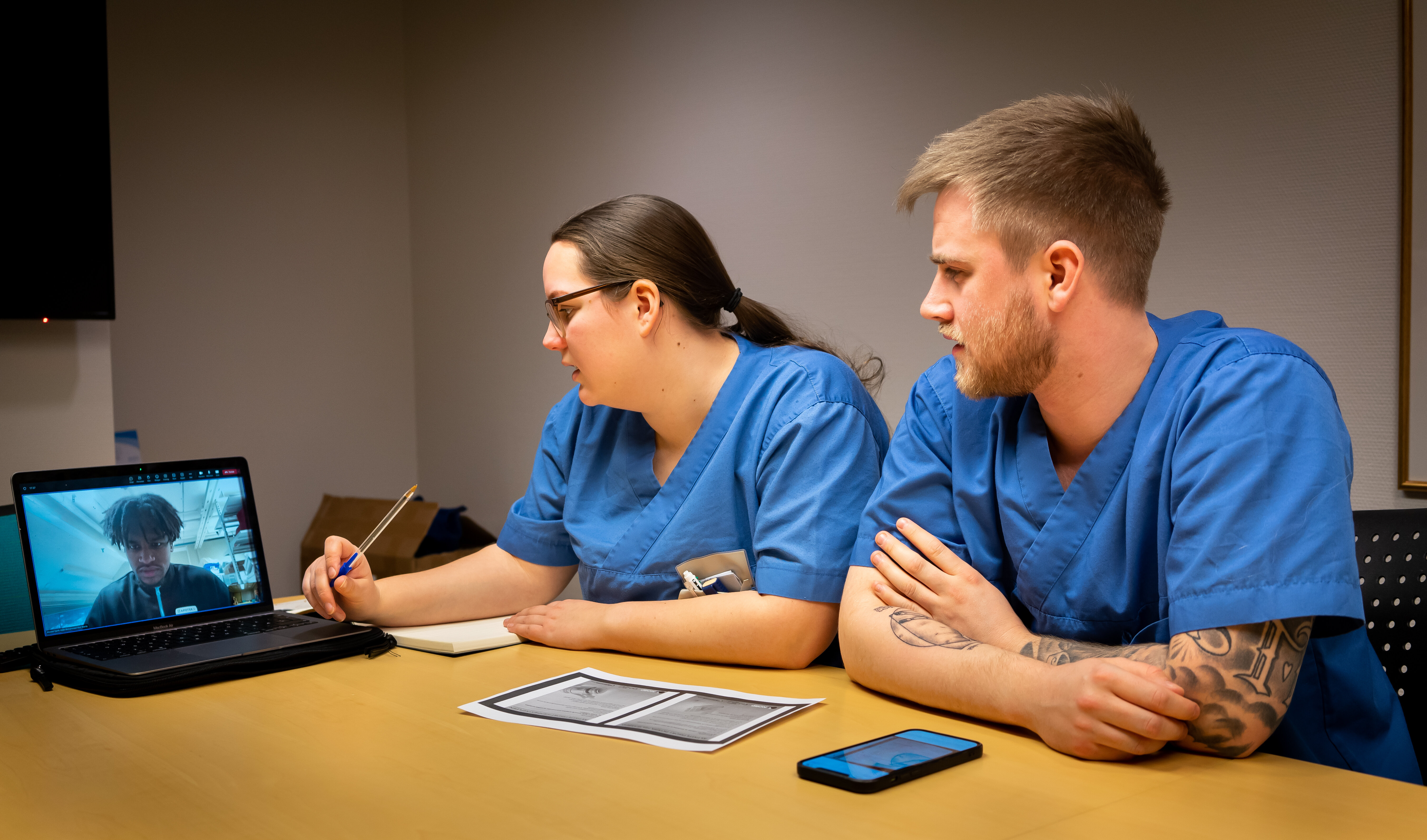 Ahmed Wardy, Linnéa Raddén og Tobias Modell Bildet viser Ahmed Wardy, Linnéa Raddén og Tobias Modell