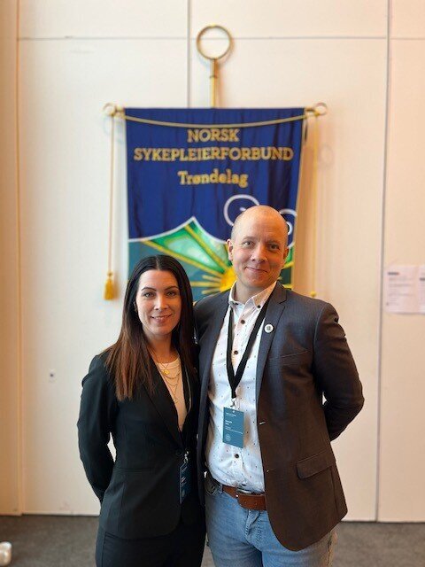 Bildet viser Kenneth Sandmo Grip og Randi Wågheim