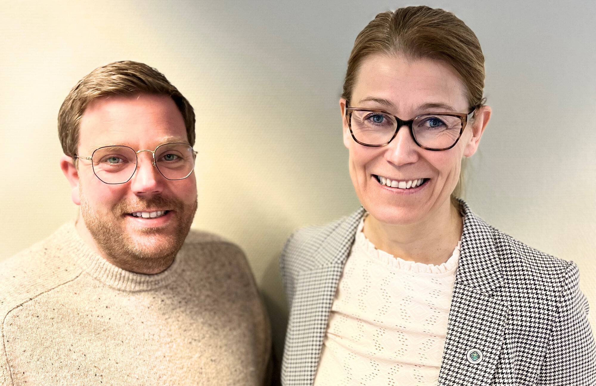 Bildet viser Trine Bruseth Sevaldsen og Gjermund Øysteinsson Mo