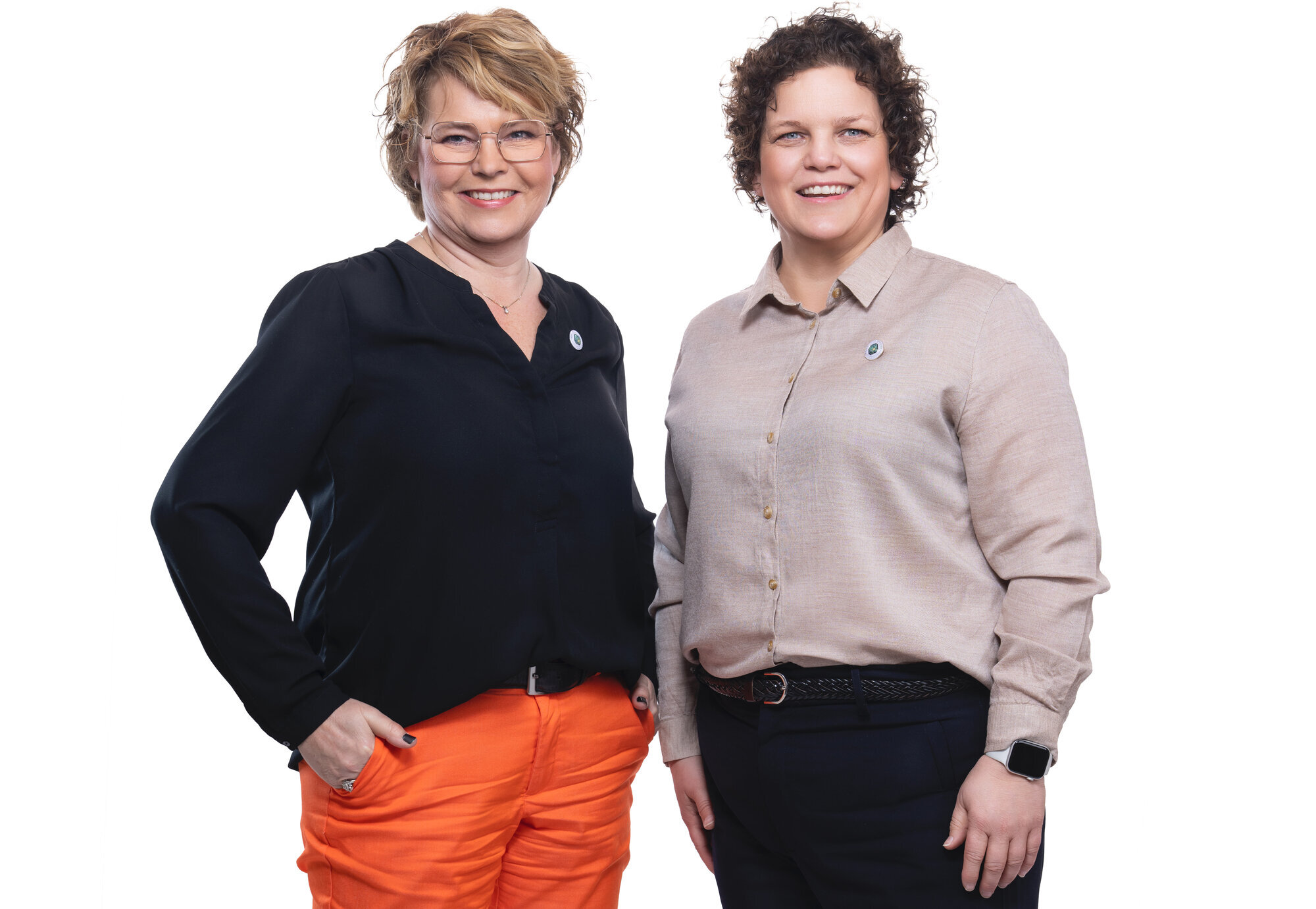 Bildet viser Unni Kiøsterud Tufte og Margareth Horn og 