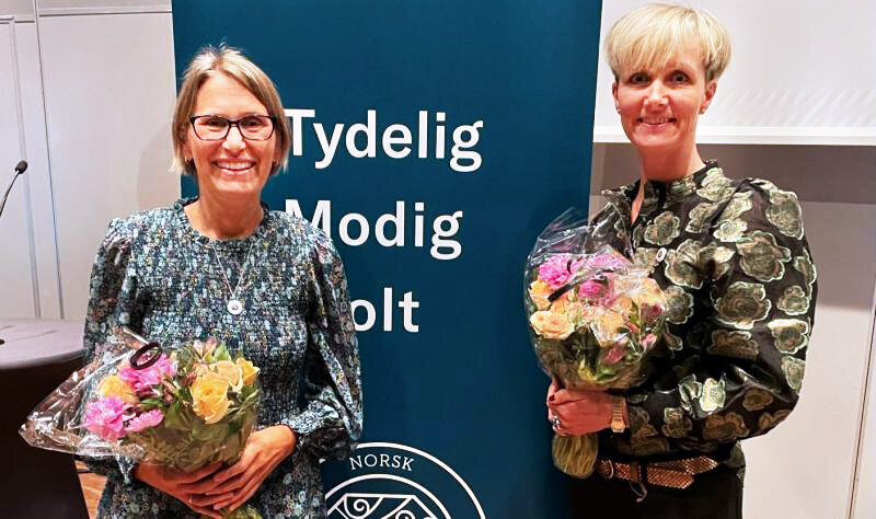 Bildet viser Aud Hølland Riise og Siri Rugland Ree