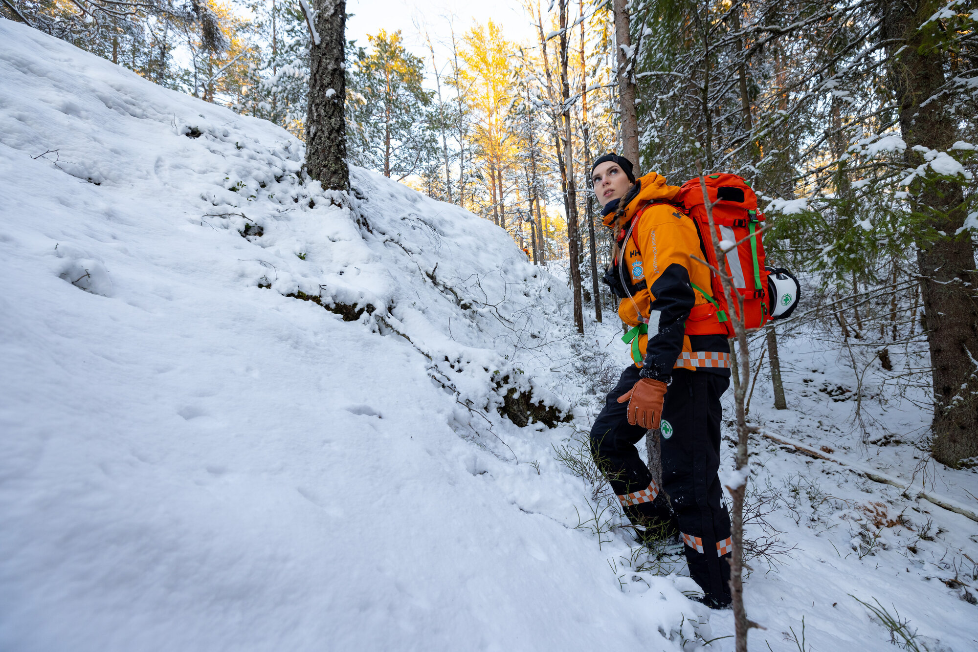 Sykepleier Mina Løken er frivillig i Norsk Folkehjelp