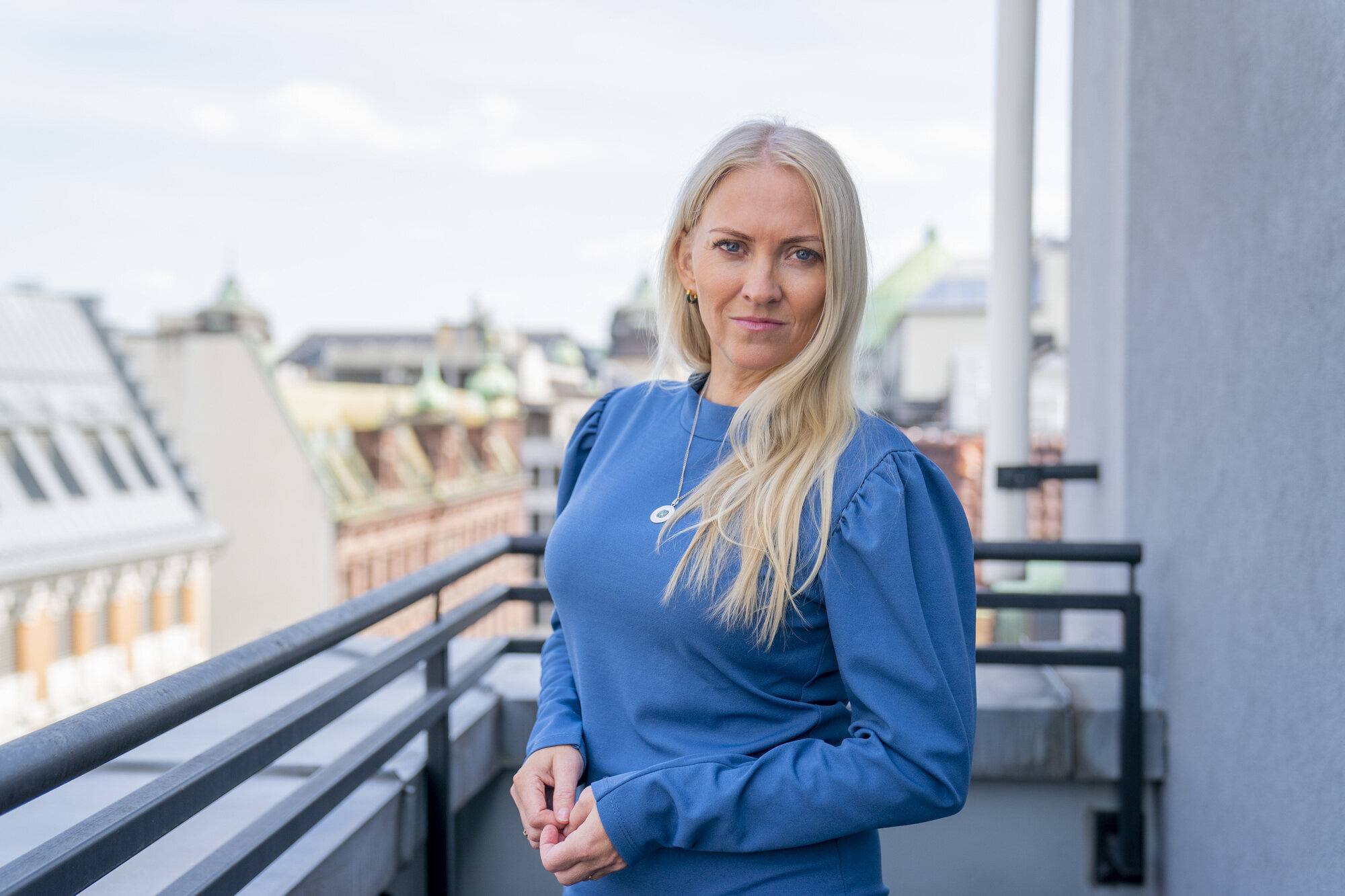 Lill Sverresdatter Larsen Bildet viser forbundsleder Lill Sverresdatter Larsen i Norsk Sykepleierforbund