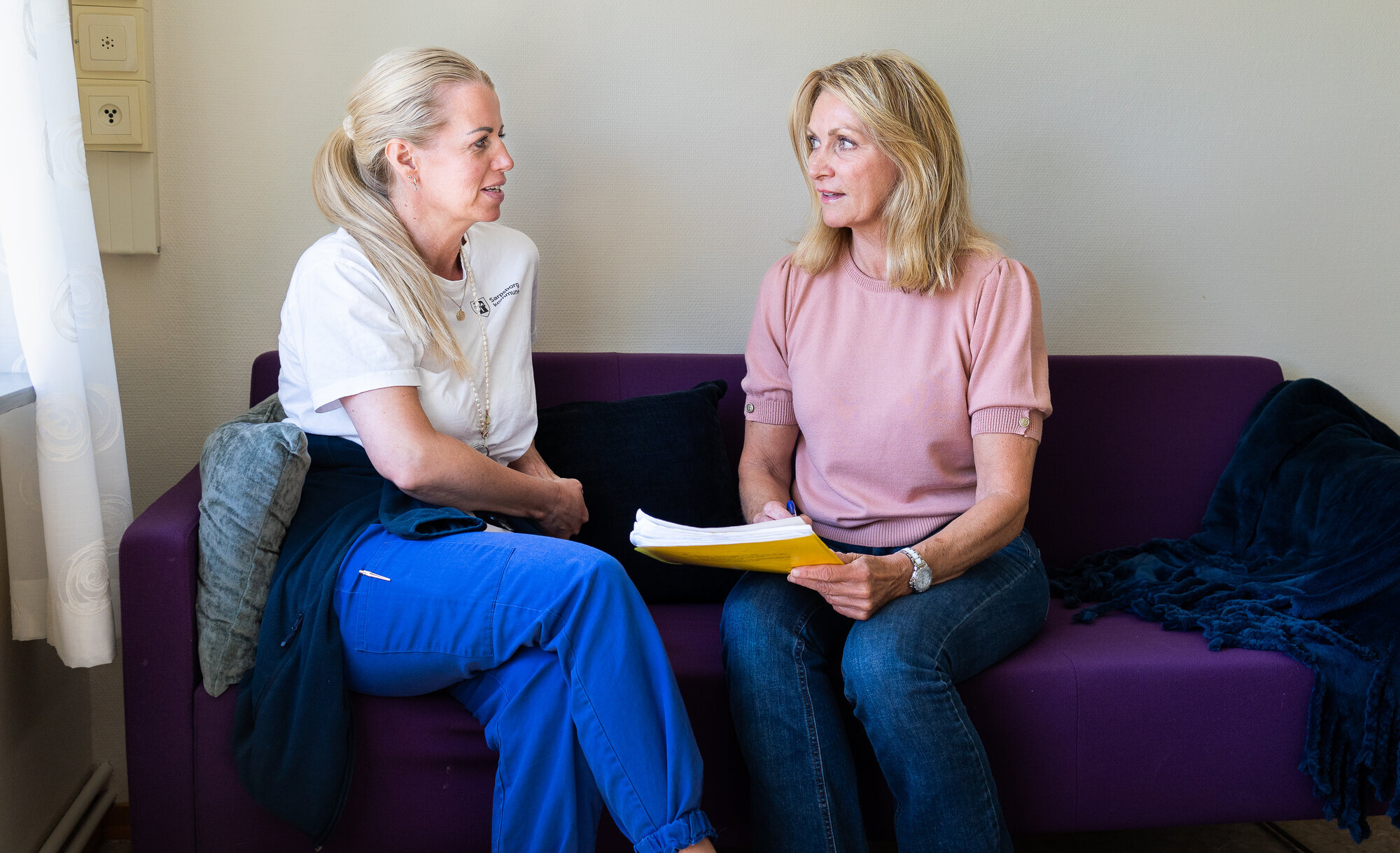 Kristin Huse og Mette Wevelstad bildet viser Kristin Huse og Mette