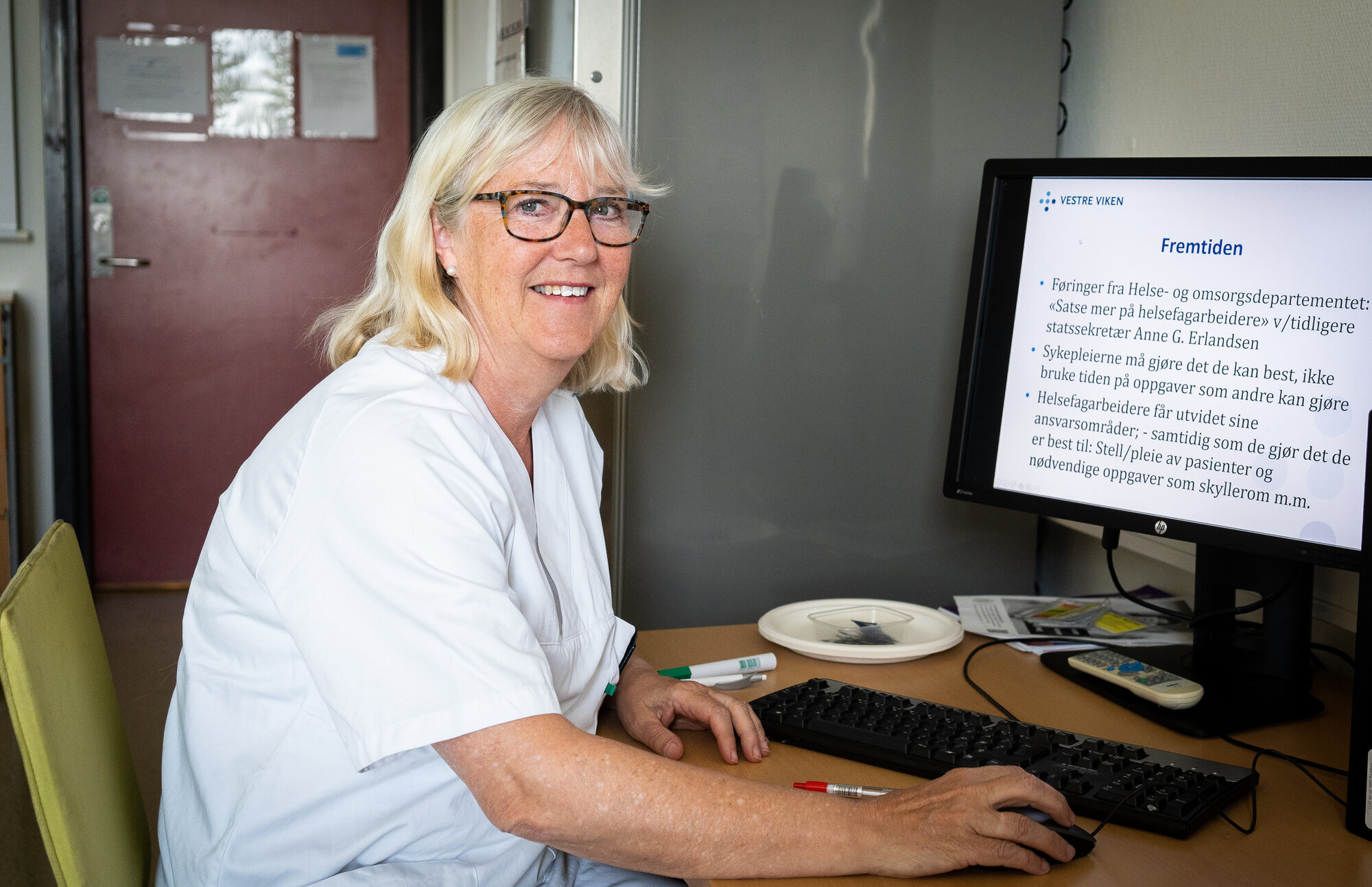 Torhild Wibe bildet viser Torhild Wibe