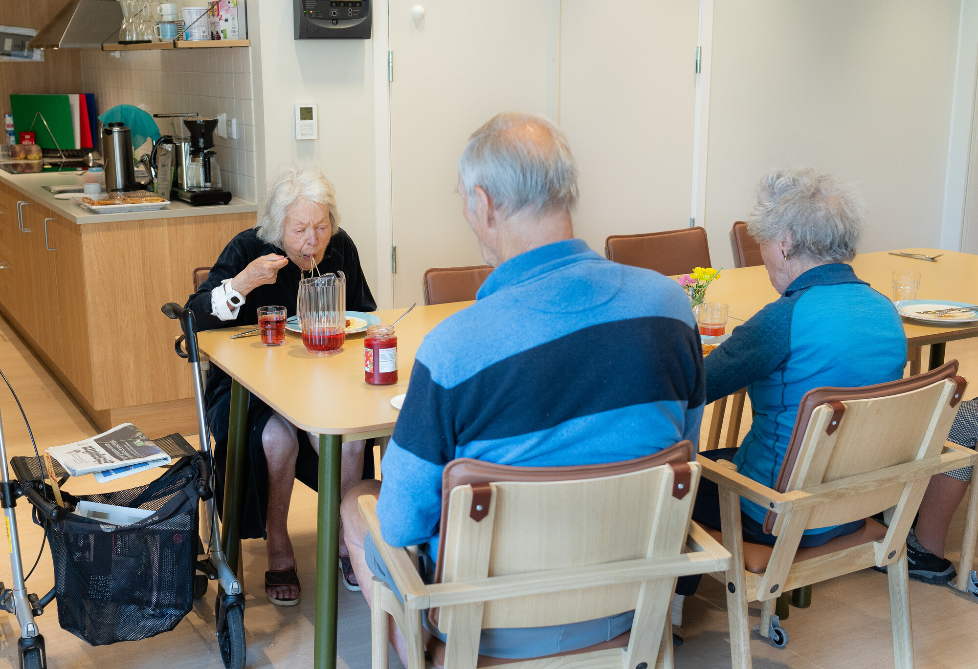 lunsj i Dronning Ingrids hage Bildet viser lunsj i Dronning Ingrids hage