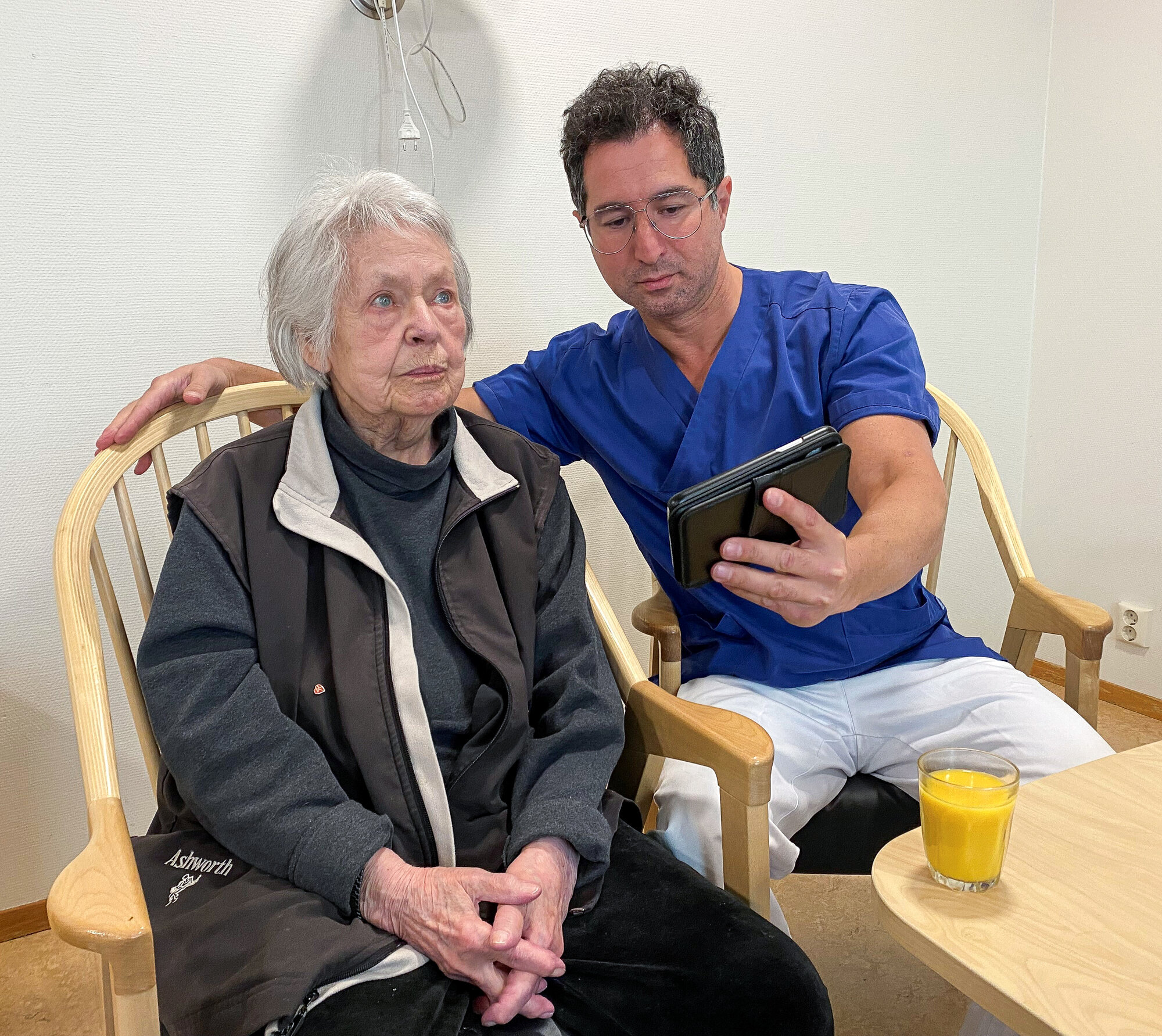 Kirsten og Reza Bildet viser Kirsten og Reza