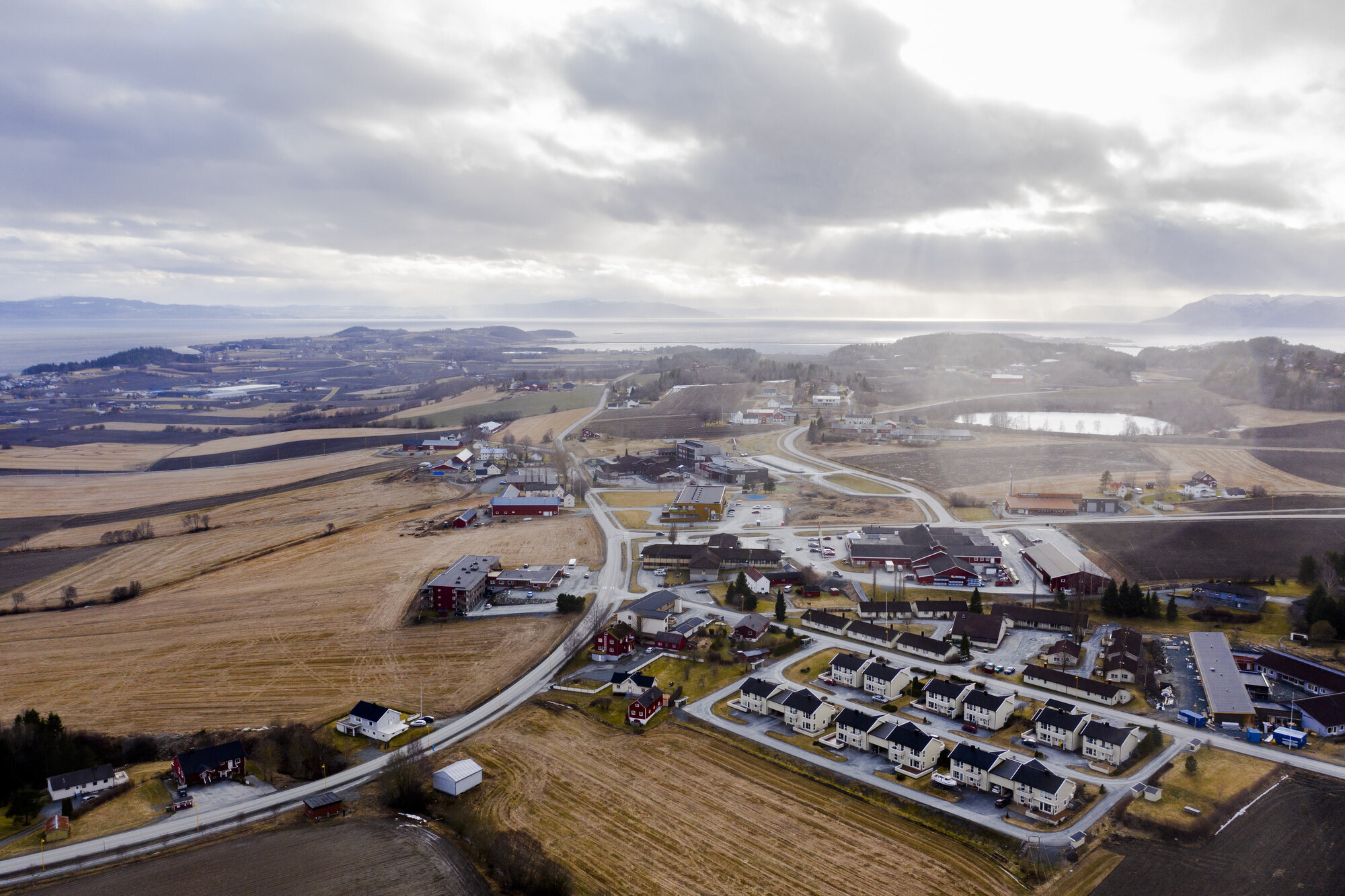 Flybilde av Frosta