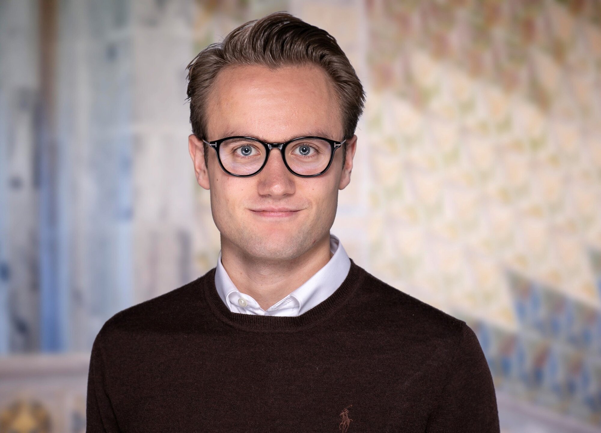 Bildet viser et portrett av Henrik Dahl Jacobsen