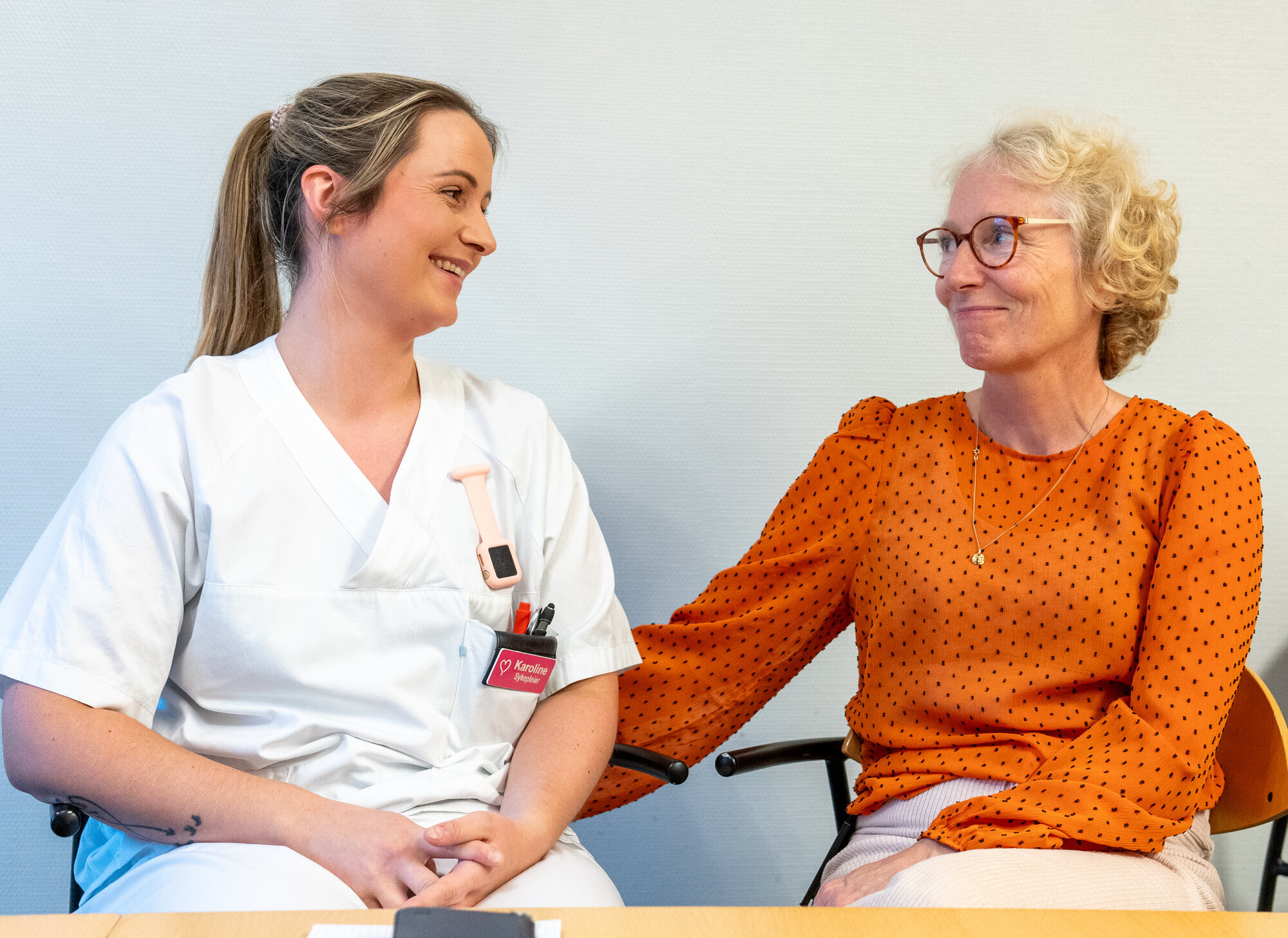Karoline Johnsen og Merete Kristensen bildet viser Karoline Johnsen og Merete Kristensen