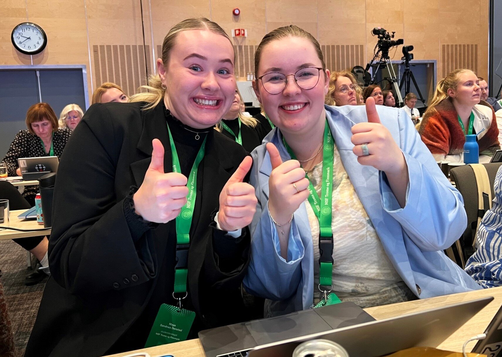 Sandnes Denstad og Karlsen Brenna bildet viser Sandnes Denstad og Karlsen Brenna